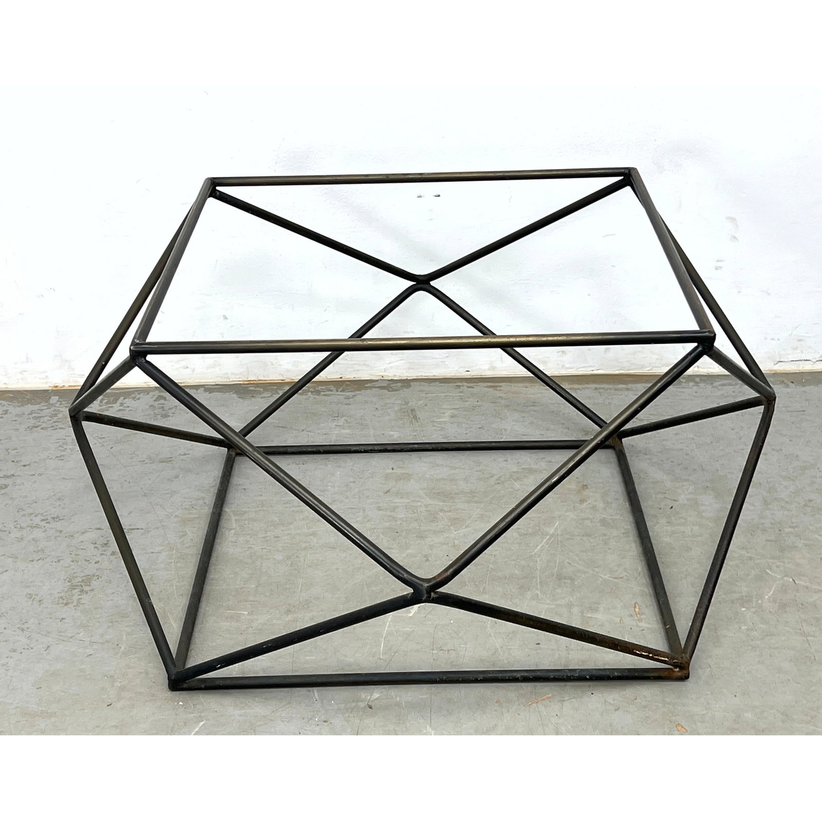 Milo Baughman for Directional industrial coffee table base. sculptural modernist coffee table base f (1 of 6)