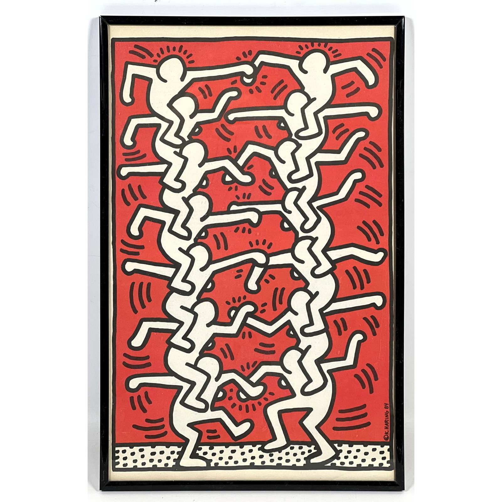 Keith Haring Color Offset Lithograph Print. (1 of 8)