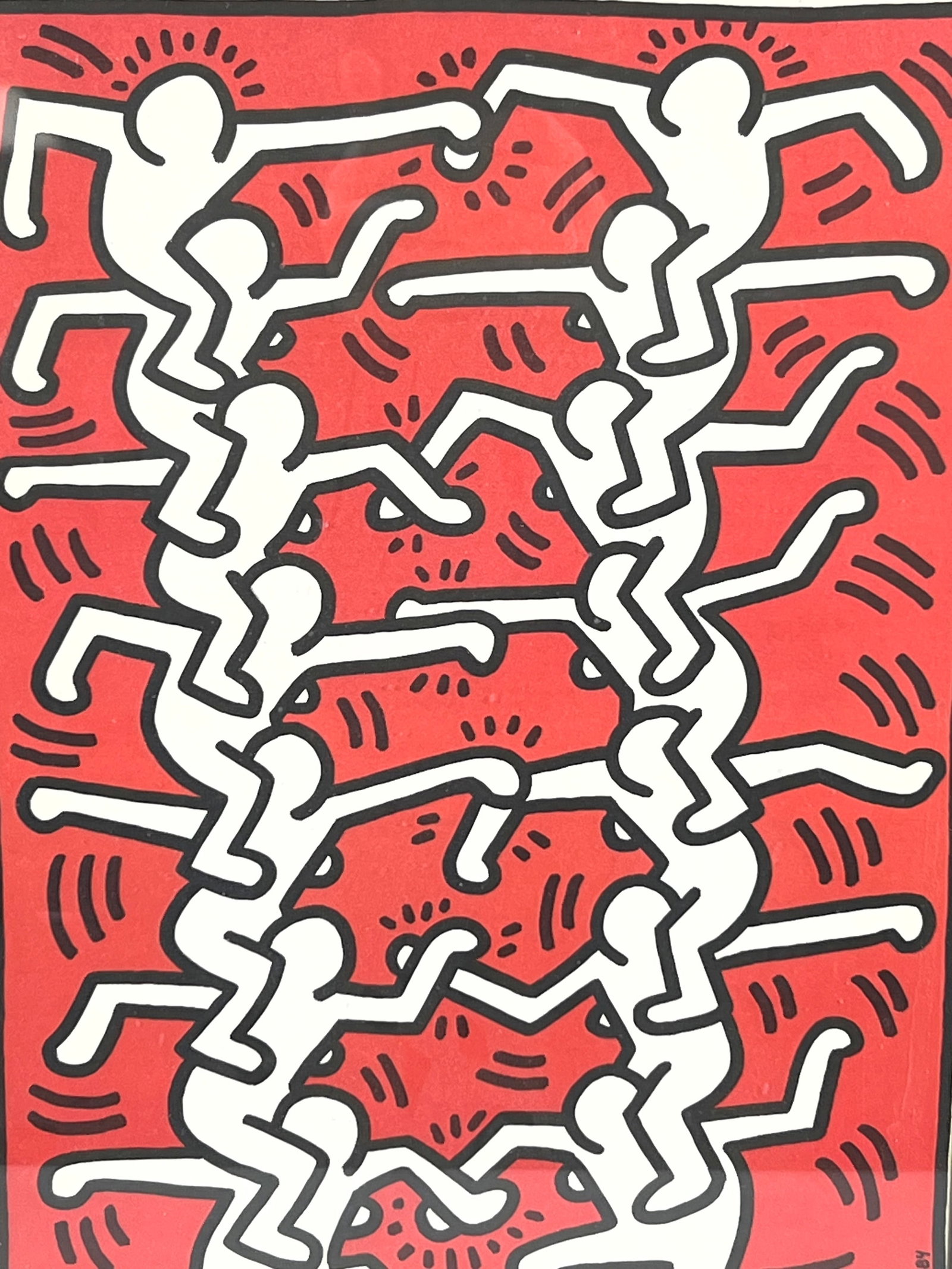 Keith Haring Color Offset Lithograph Print. - 2