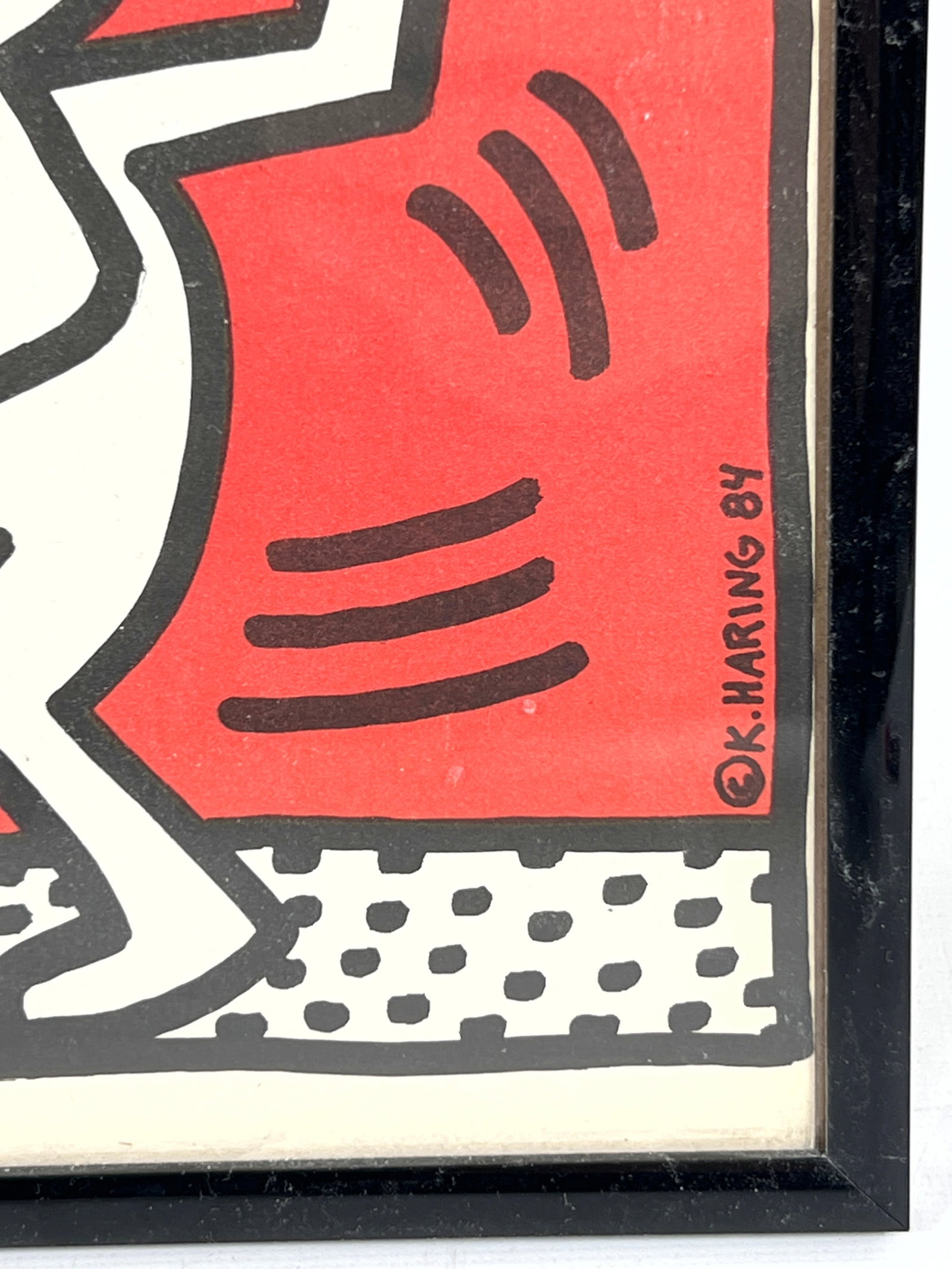 Keith Haring Color Offset Lithograph Print. - 3