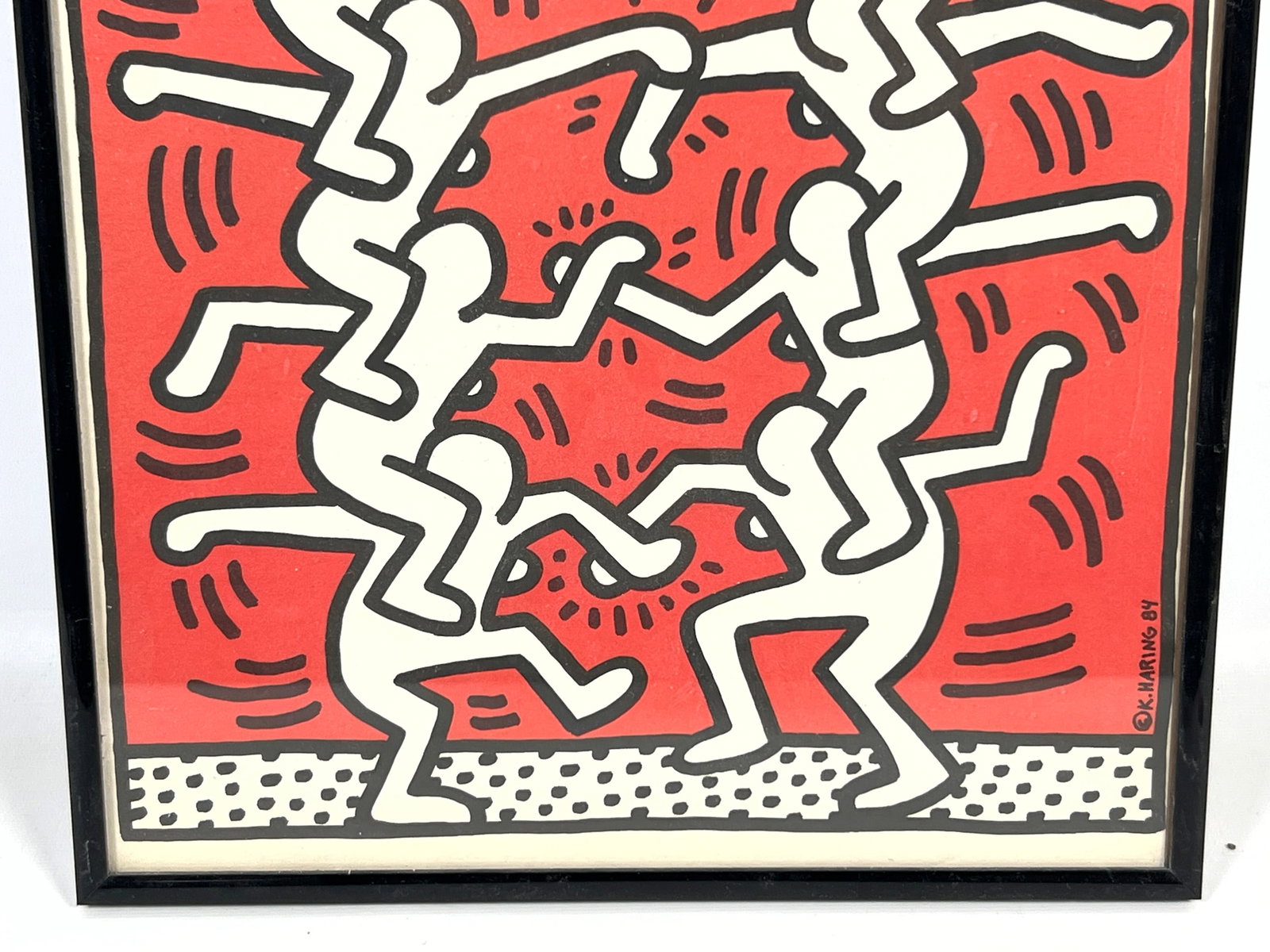 Keith Haring Color Offset Lithograph Print. - 5