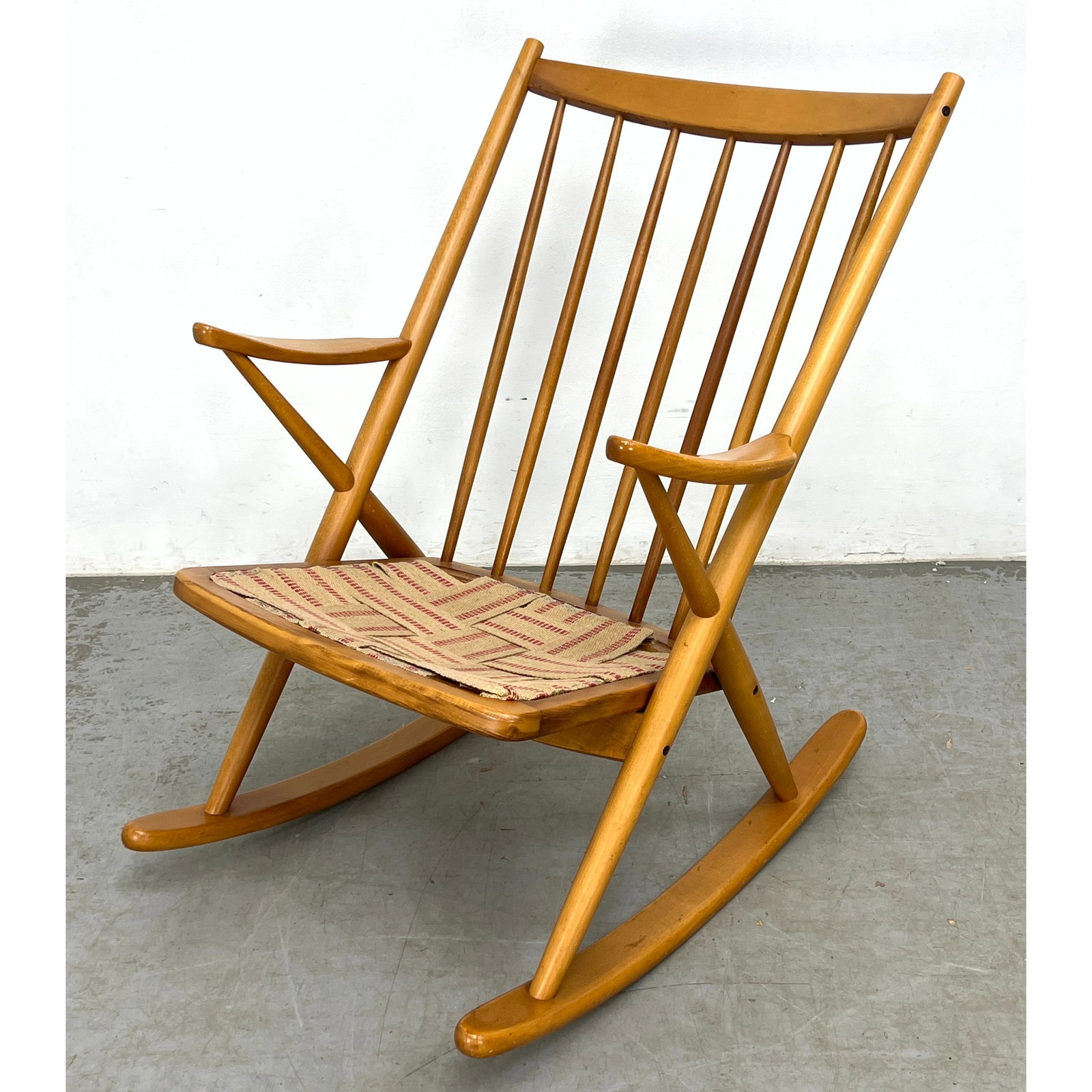 Frank Reenskaug for Bramin Mid Century Modern Rocking Chair. (1 of 7)