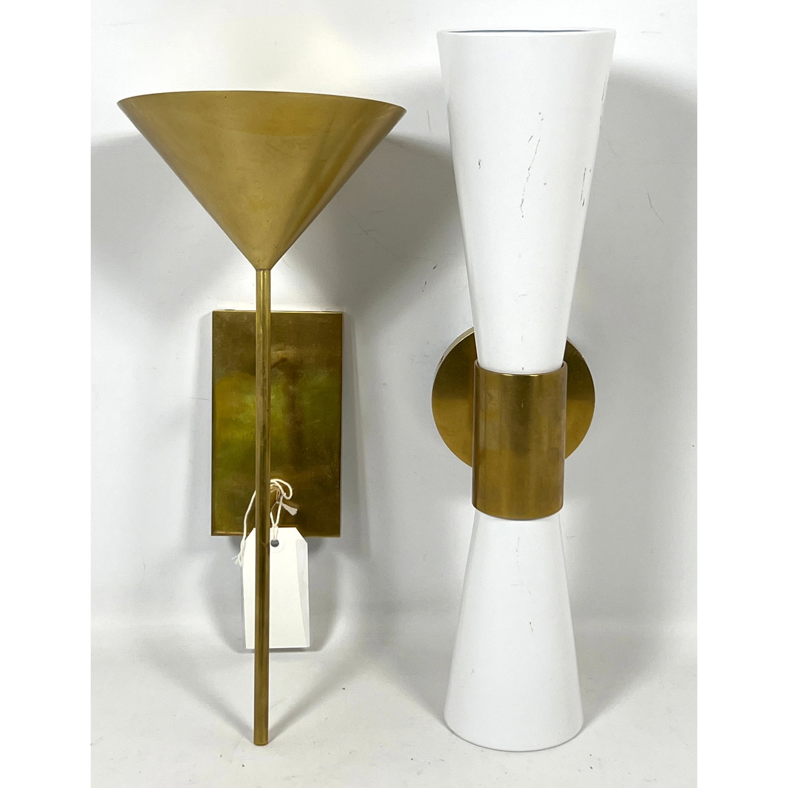 2pcs Visual Comfort Lighting. Orsay Uplight Wall Light sconce and Clarkson Medium Narrow Wall Sconce (1 of 12)