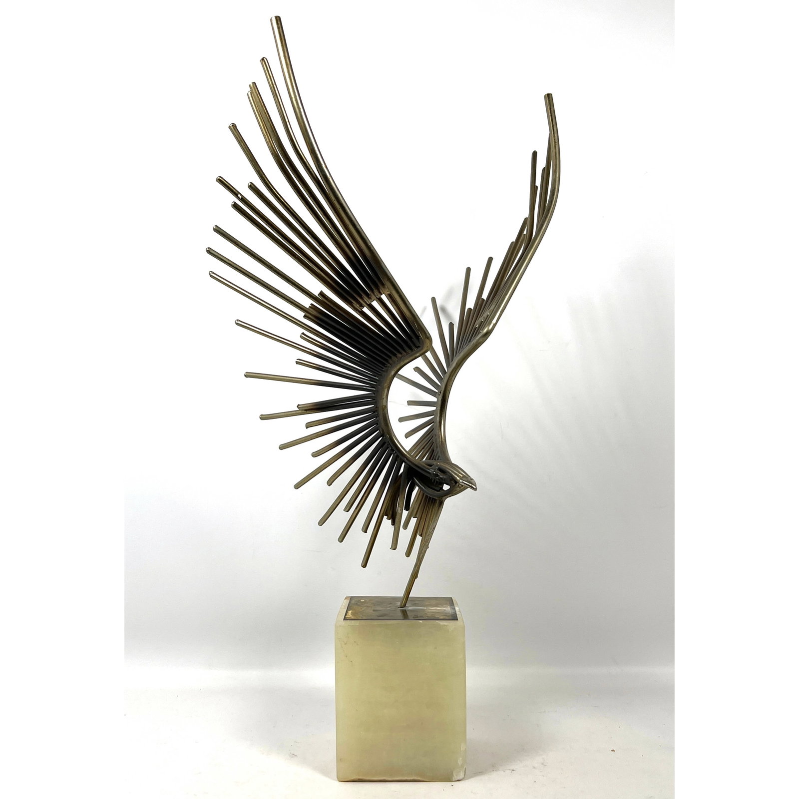 C. Jere Mid Century Modern Bird in Flight Table sculpture. not signed. (1 of 10)