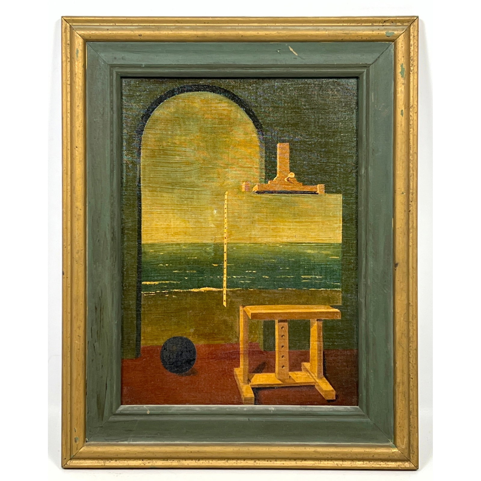 Surrealist Painting on Board After Rene Magritte (1 of 7)