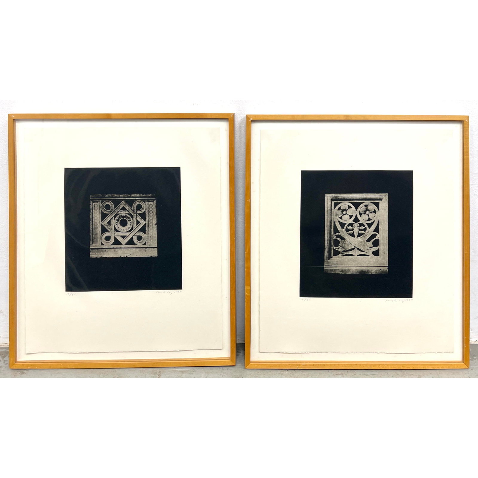 2pcs Robert Kelly Architectural Photographs. 1995. Numbered 13/25. (1 of 14)