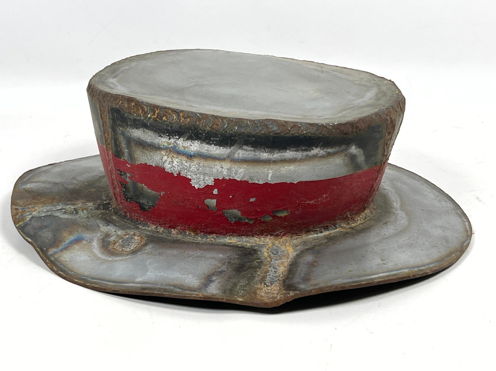 JASON SELEY Figural Hat Sculpture. Welded Metal. Jason Seley was a Dean of the Cornell University Co (1 of 12)