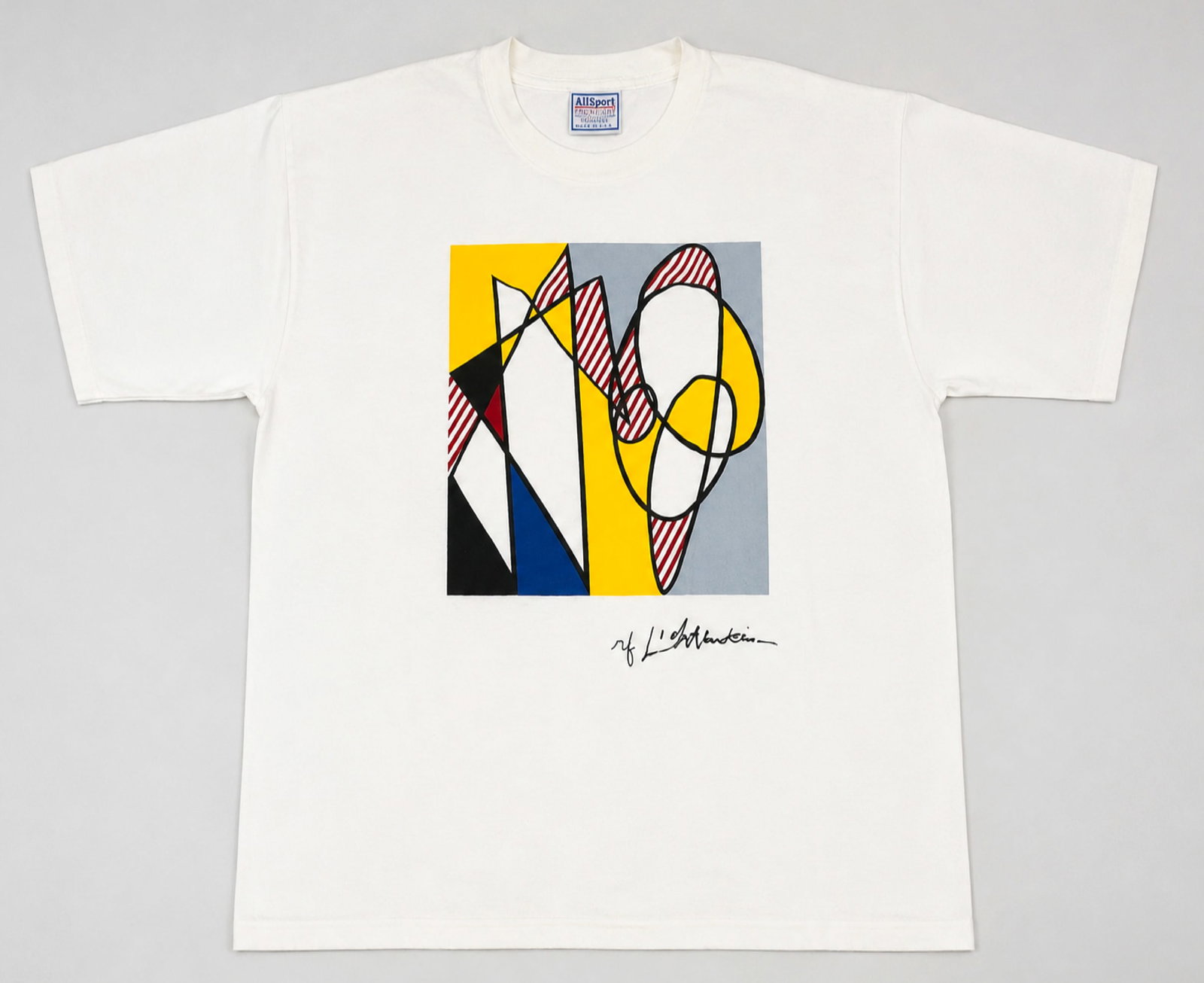 Roy Lichtenstein signed Best Buddies T Shirt. (1 of 9)