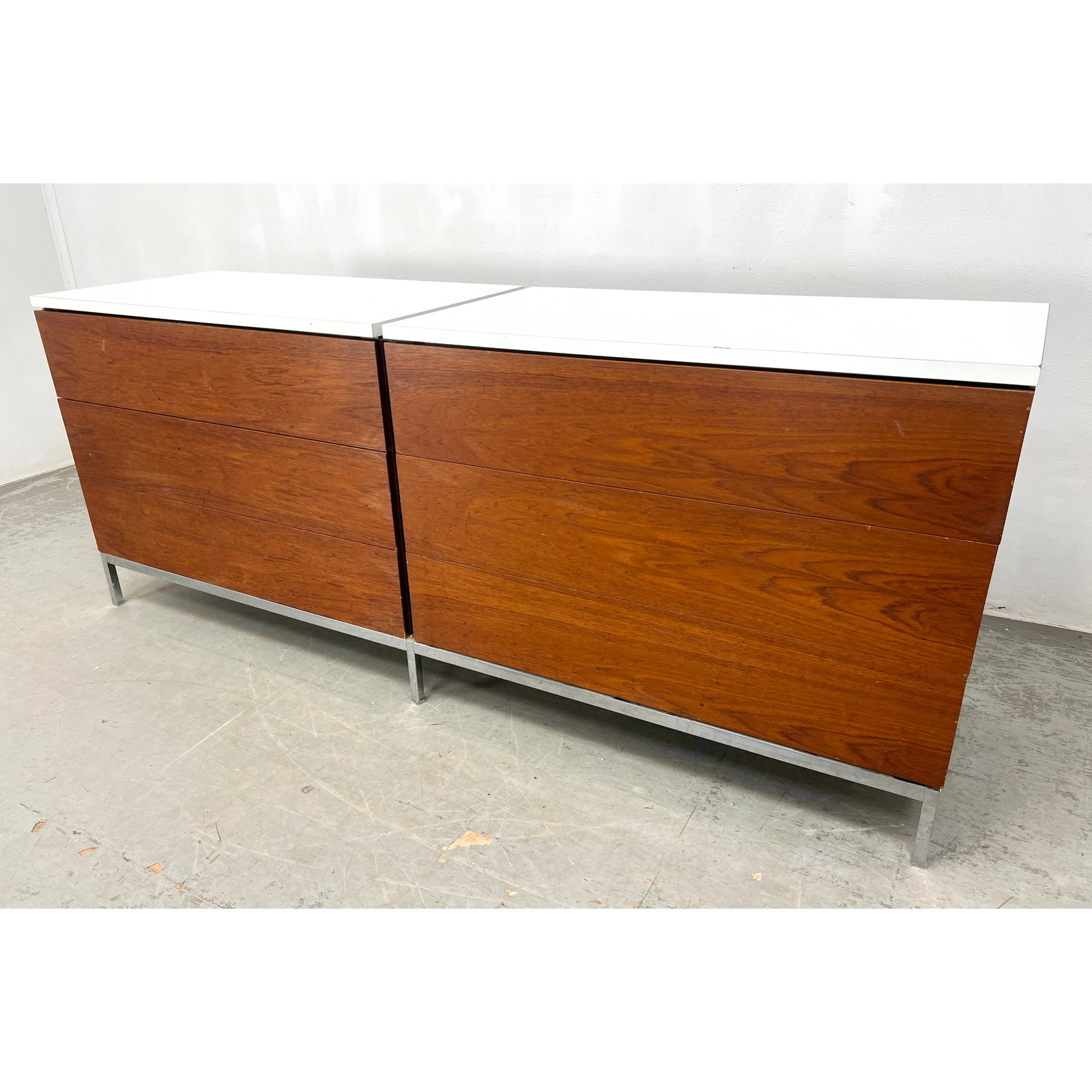 Florence Knoll Double Dresser Cabinet. Laminate Top. (1 of 12)