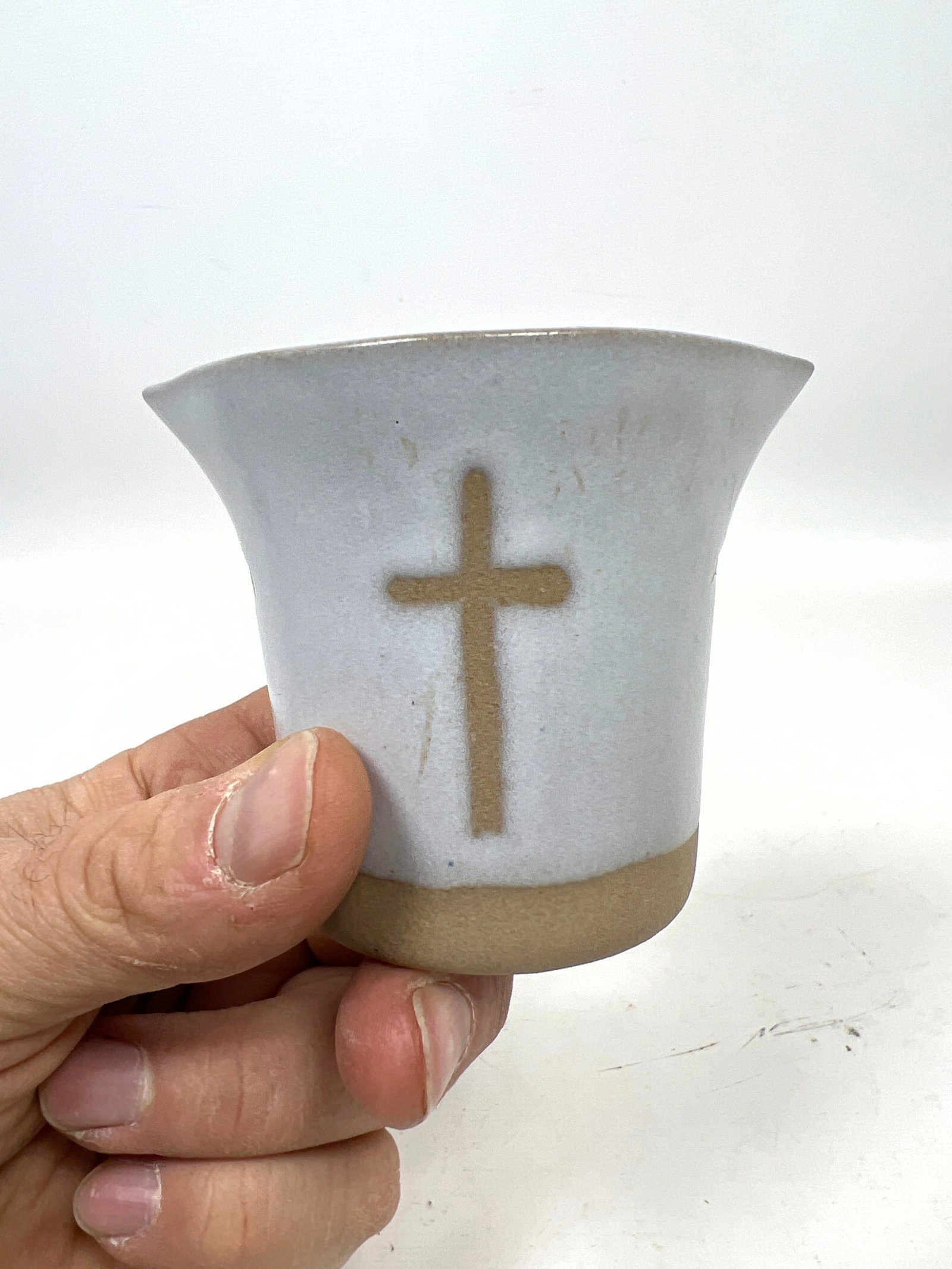 Gordon Martz Studio Sake Set. Pottery. Signed. - 12
