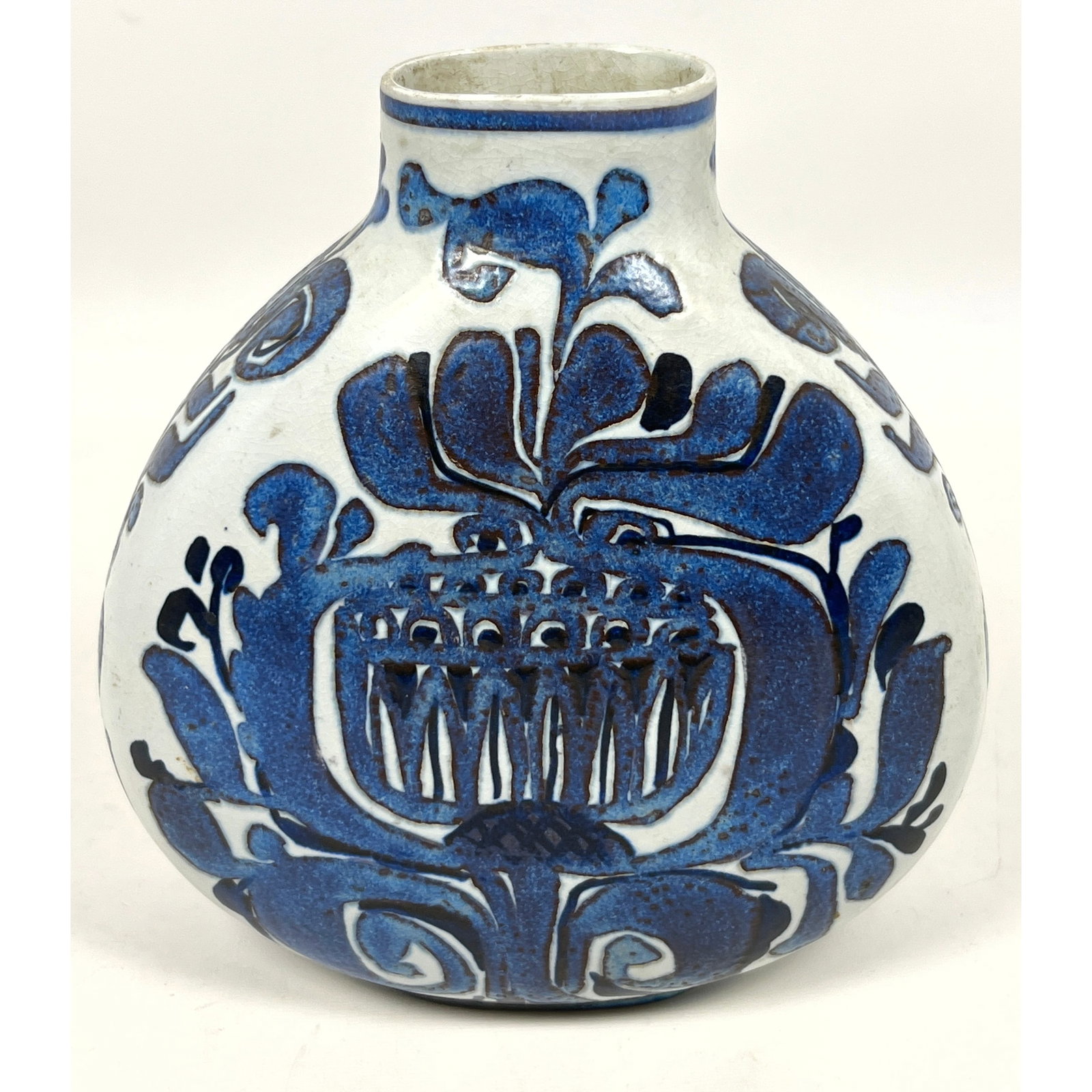 Royal Copenhagen Denmark Porcelain Vase. Tenera series, designed by Kari Christensen (1 of 9)