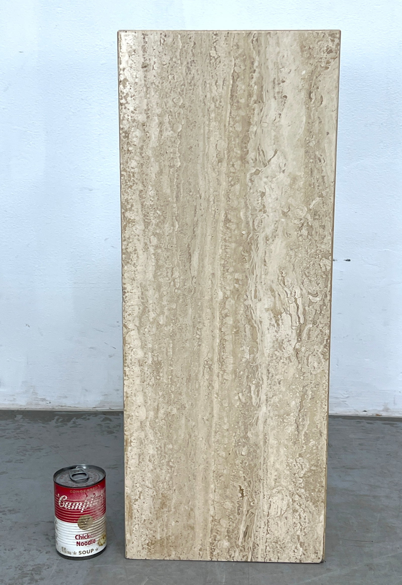 Travertine Square Column Pedestal. - 7