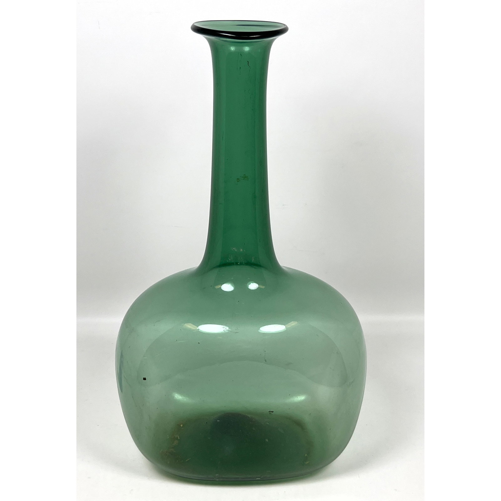 Vintage Large Mid Century Blenko Art Glass Bottle Vase (1 of 9)