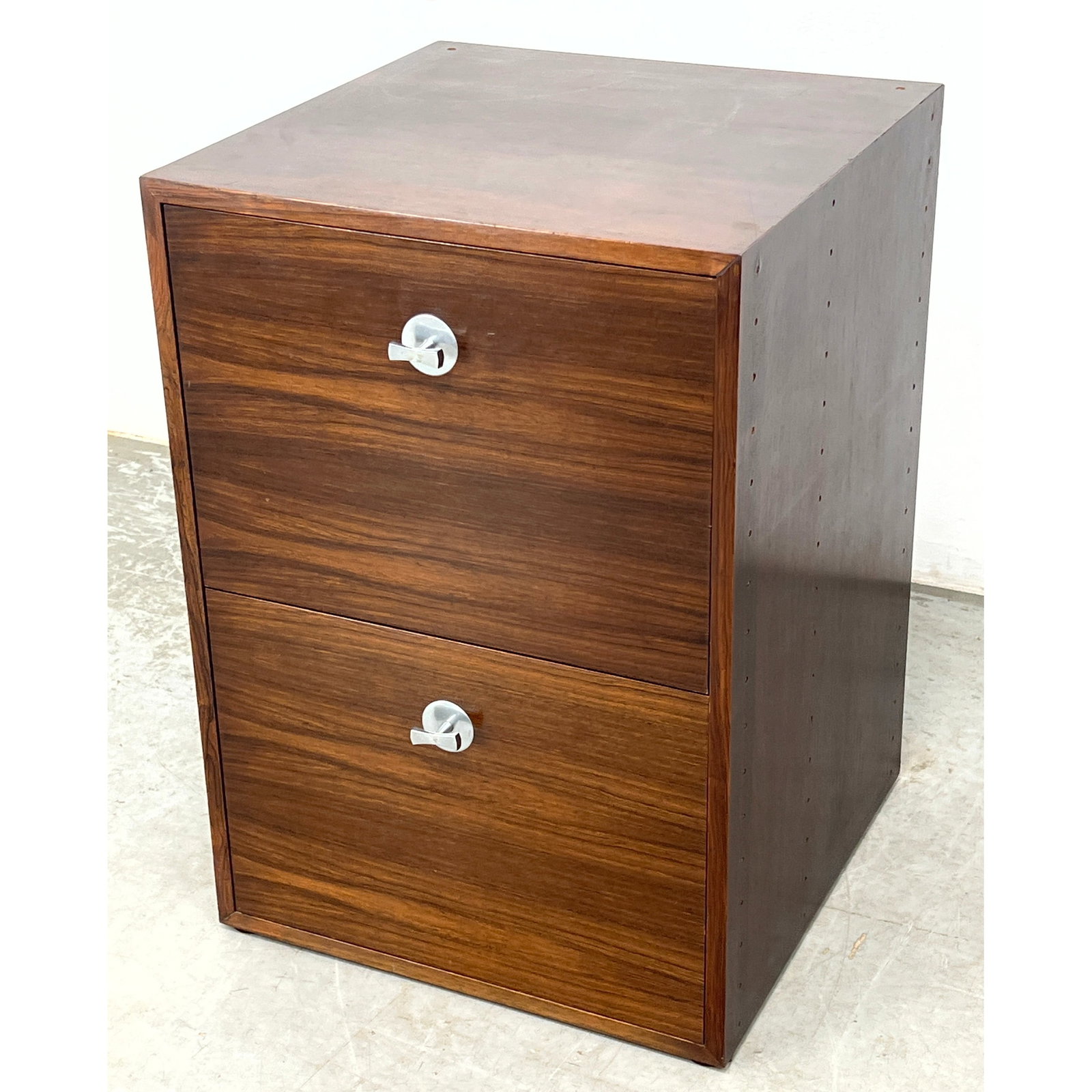 Danish Modern Finn Juhl Modular Rosewood 2 drawer File Cabinet: Danish Modern Finn Juhl Modular Rosewood 2 drawer File Cabinet Dimensions: Height: 26.5 inches, Width: 18.5 inches, Depth: 18.25 inches. ---