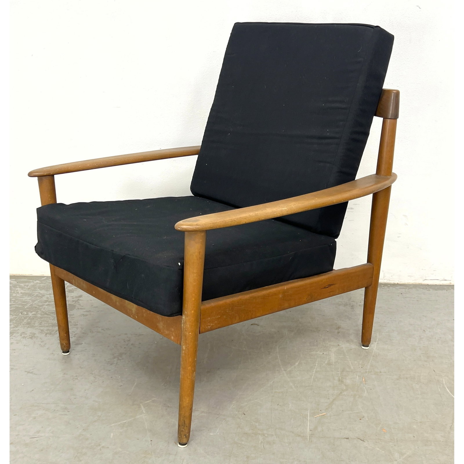 P. Jeppesen Mobelfabrik Danish Modern Lounge Chair.: P. Jeppesen Mobelfabrik Danish Modern Lounge Chair. Dimensions: Height: 28 inches, Width: 28.5 inches, Depth: 29 inches. - Seat Height: 16 inches ---