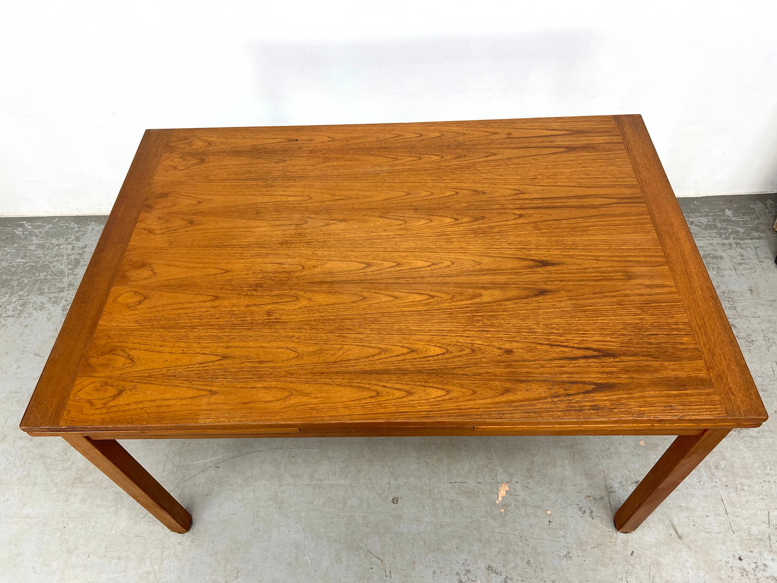 Danish Modern Teak Refractory Dining Table. - 2