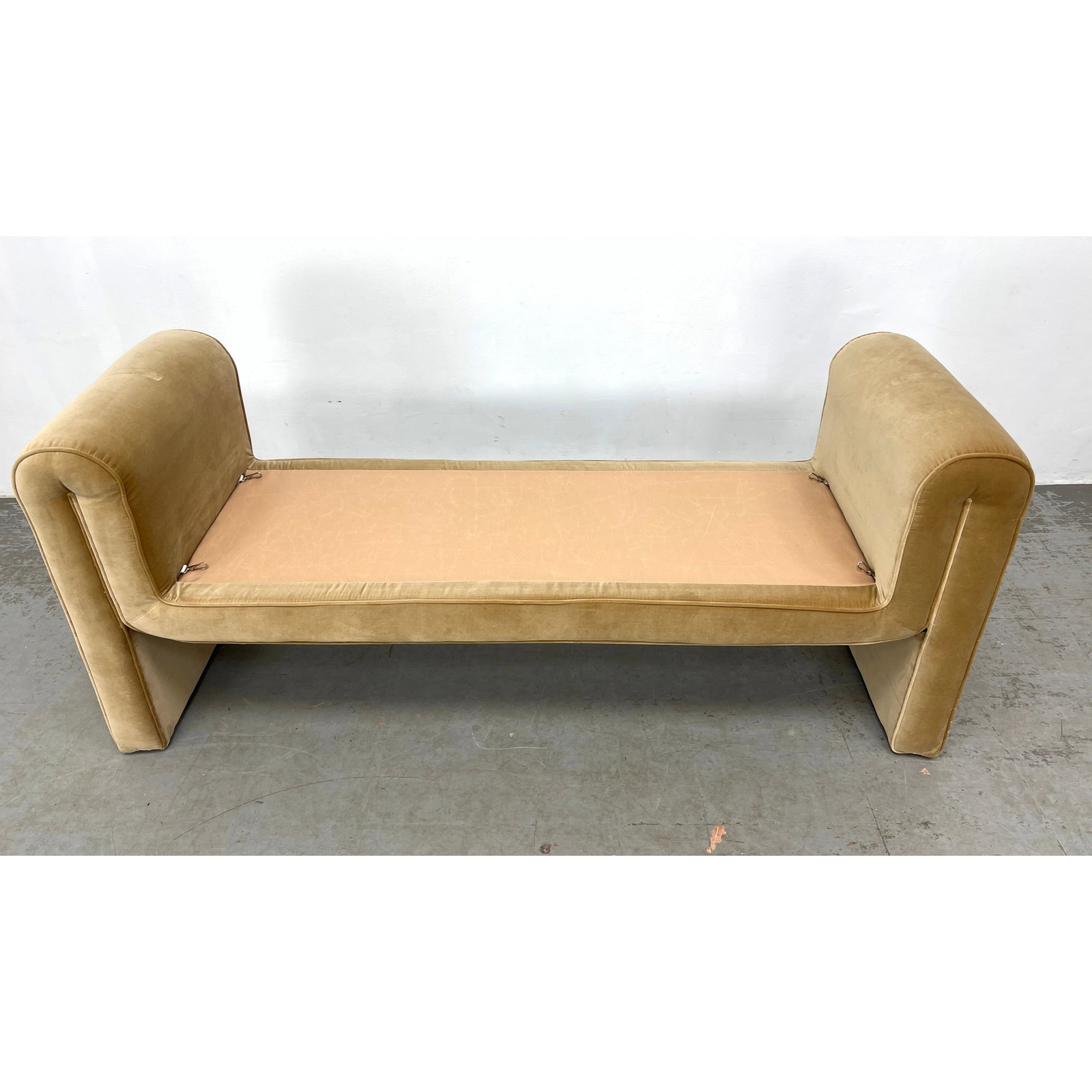Large Four Hands Modernist Waterfall Side Bench - 5