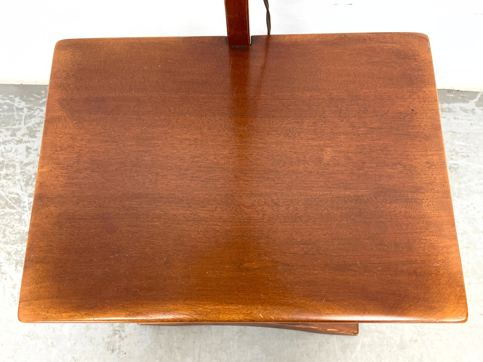 Cushman Solid Rock Maple Table Floor Lamp. - 4