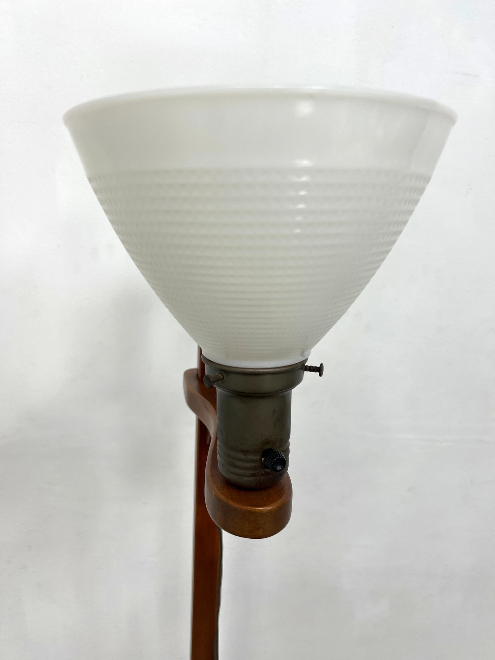 Cushman Solid Rock Maple Table Floor Lamp. - 5