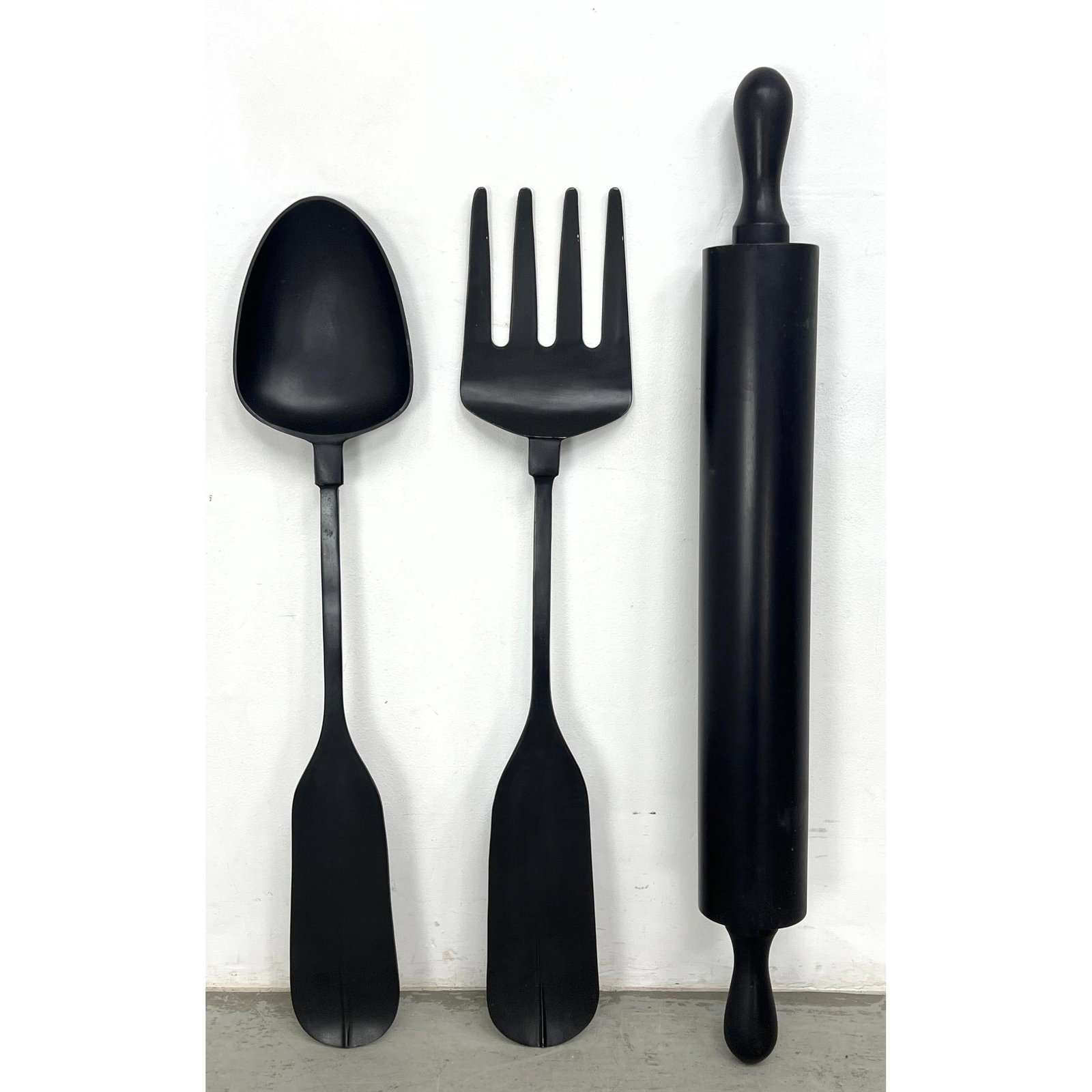 3pcs Oversized decorative wall hangings depicting classic kitchen implements, (1 of 18)
