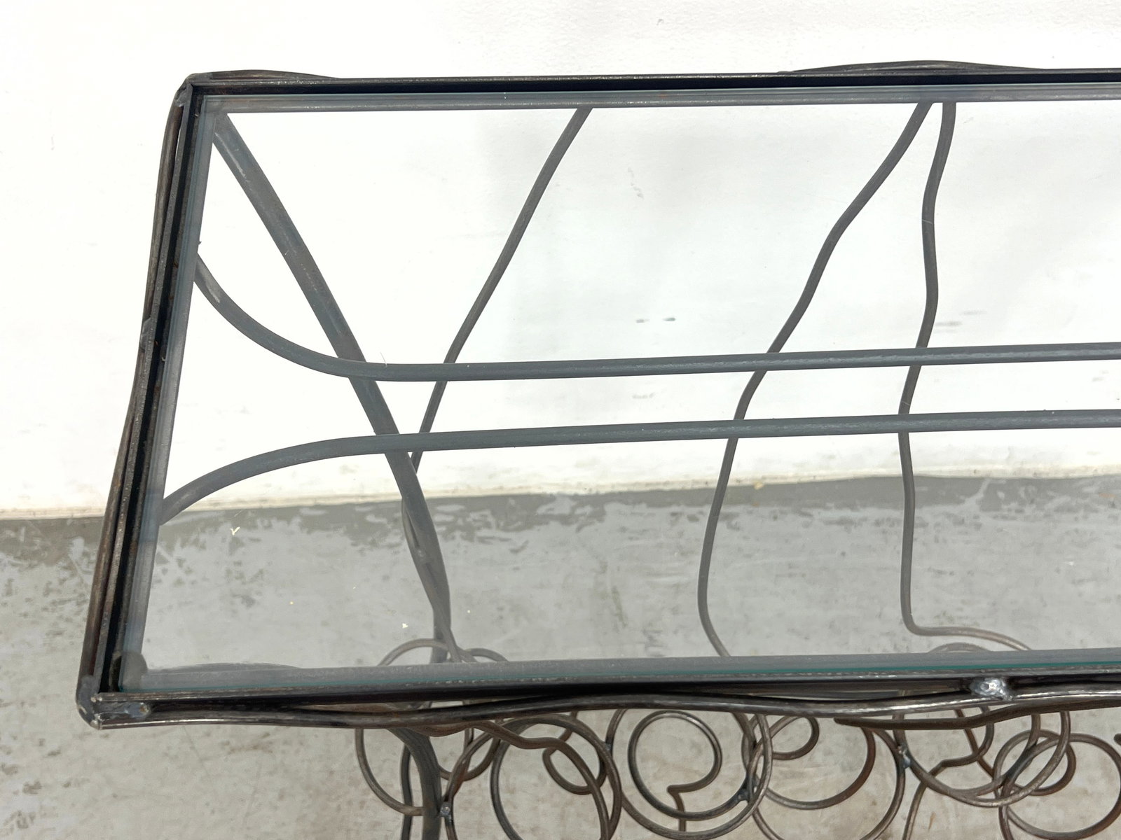 Contemporary Wine Bottle Console Serving Table. - 5