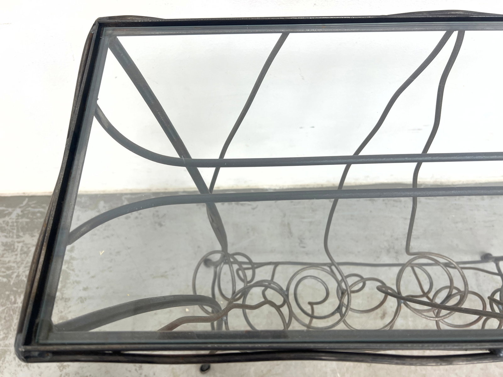 Contemporary Wine Bottle Console Serving Table. - 9
