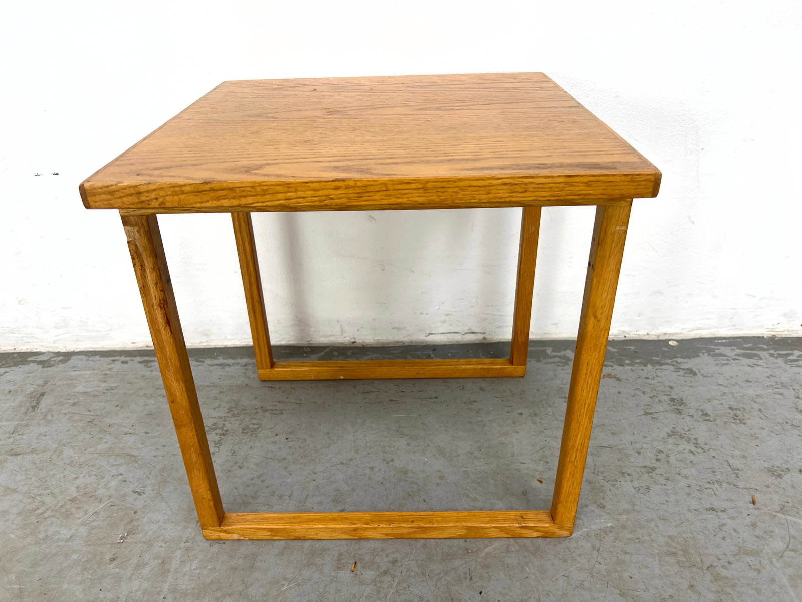 3pc Danish Modern Nesting Cube Table Set. - 13