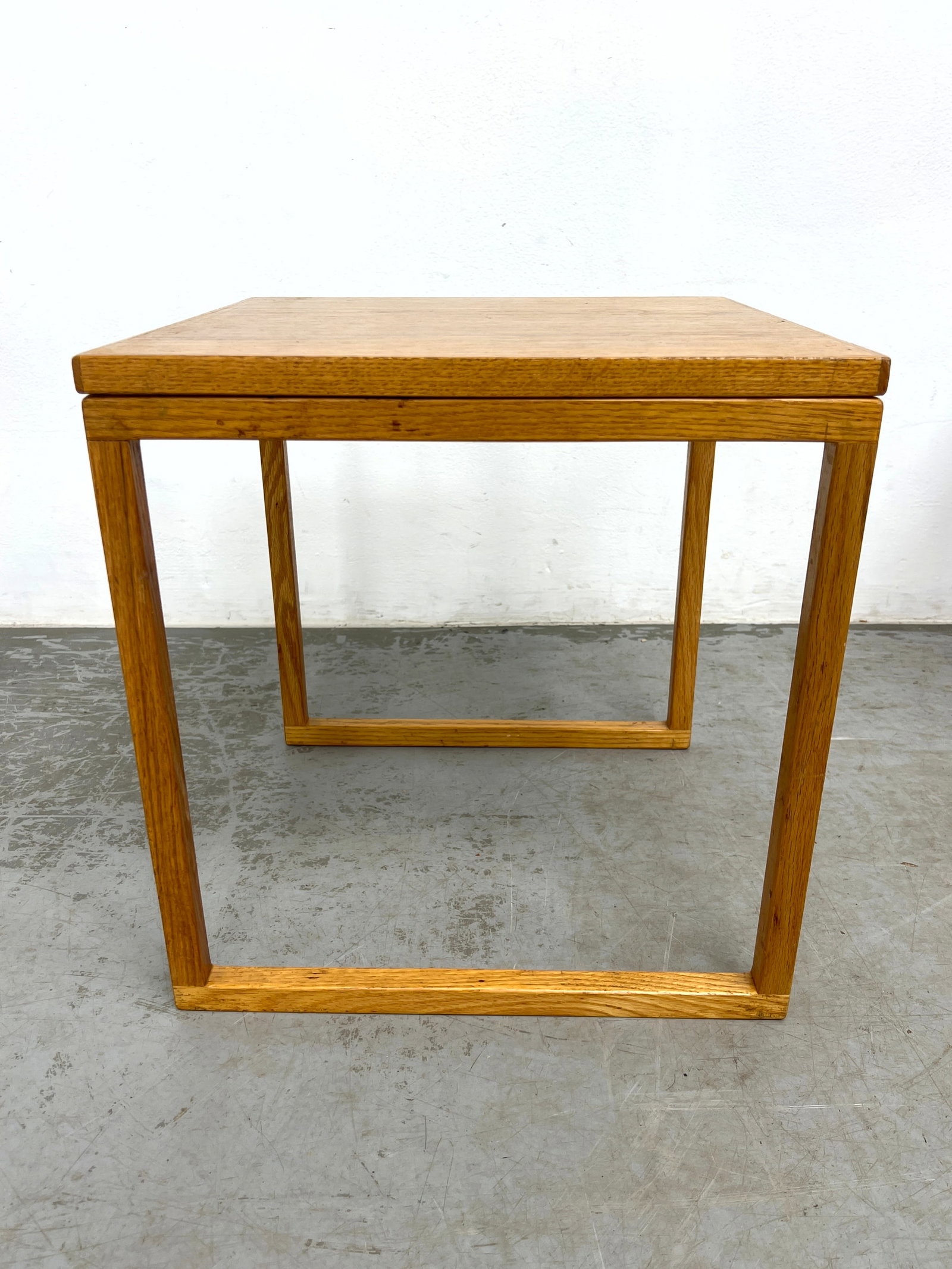 3pc Danish Modern Nesting Cube Table Set. - 9
