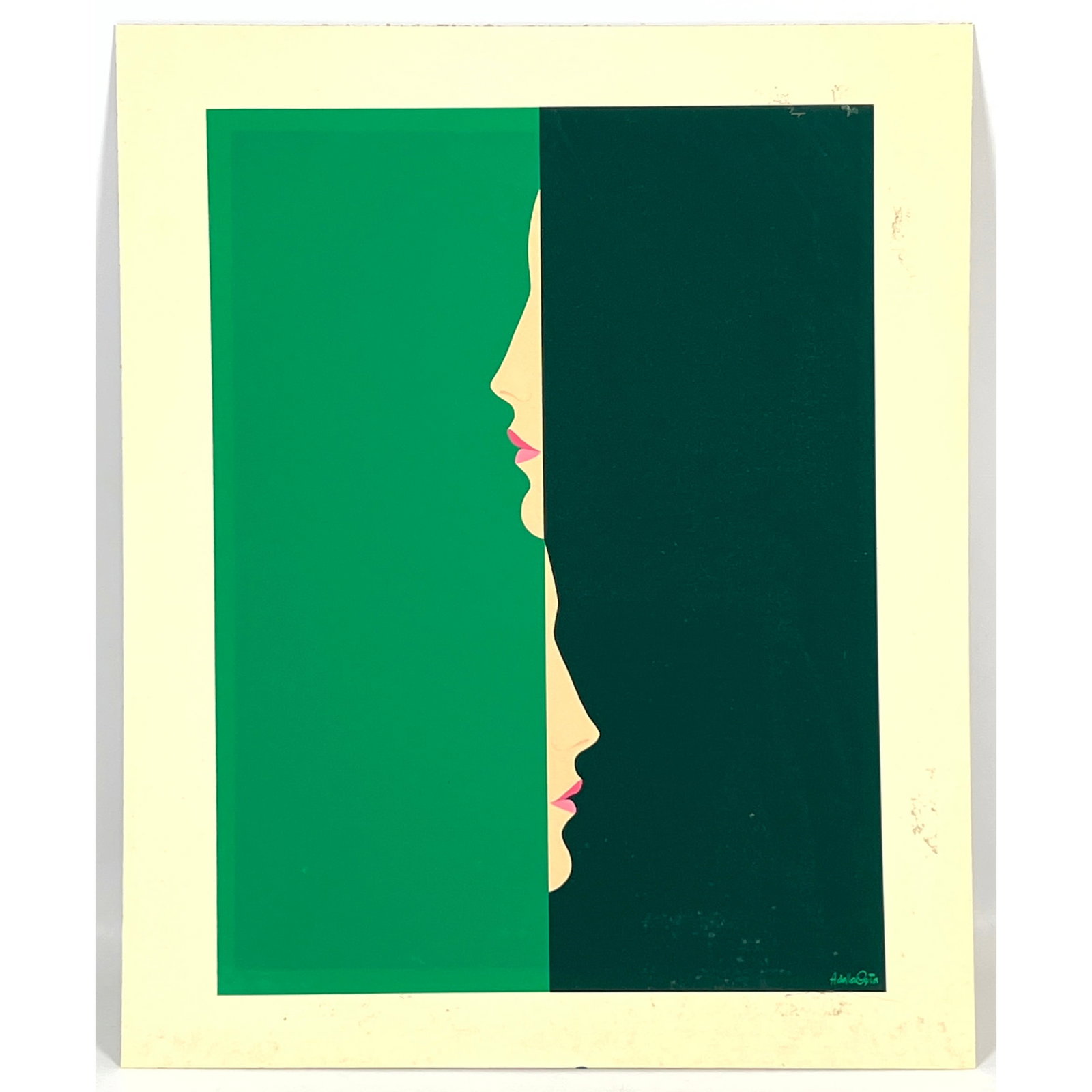 Amleto dalla Costa serigraph Print.: Amleto dalla Costa serigraph Print. Dimensions: Height: 24 inches, Width: 19 inches. ---