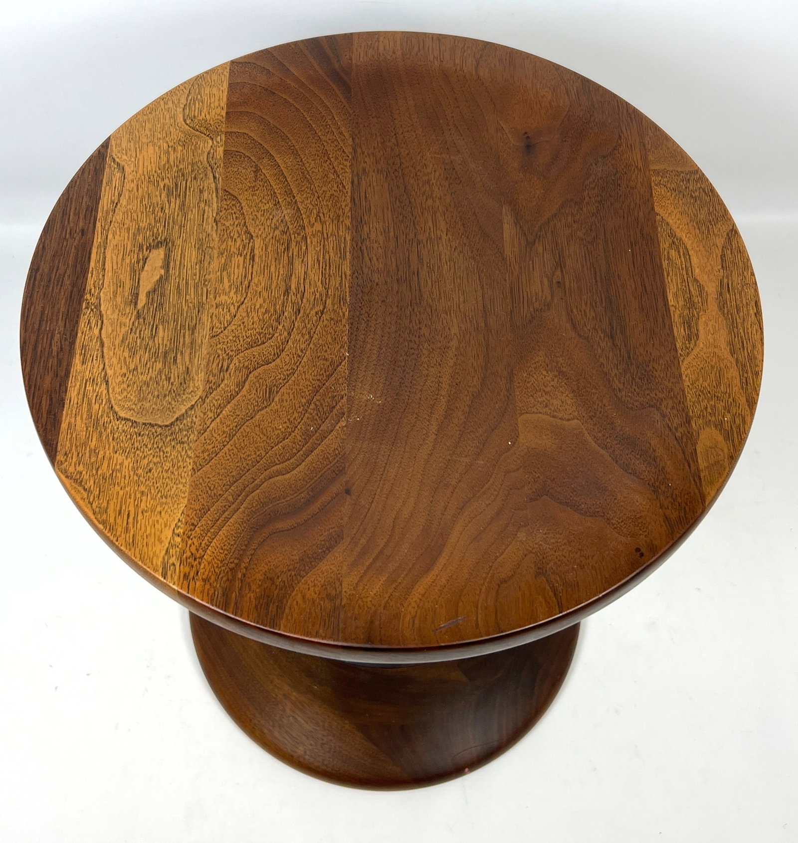 Ray and Charles Eames Time Life Stool. Solid walnut. - 2