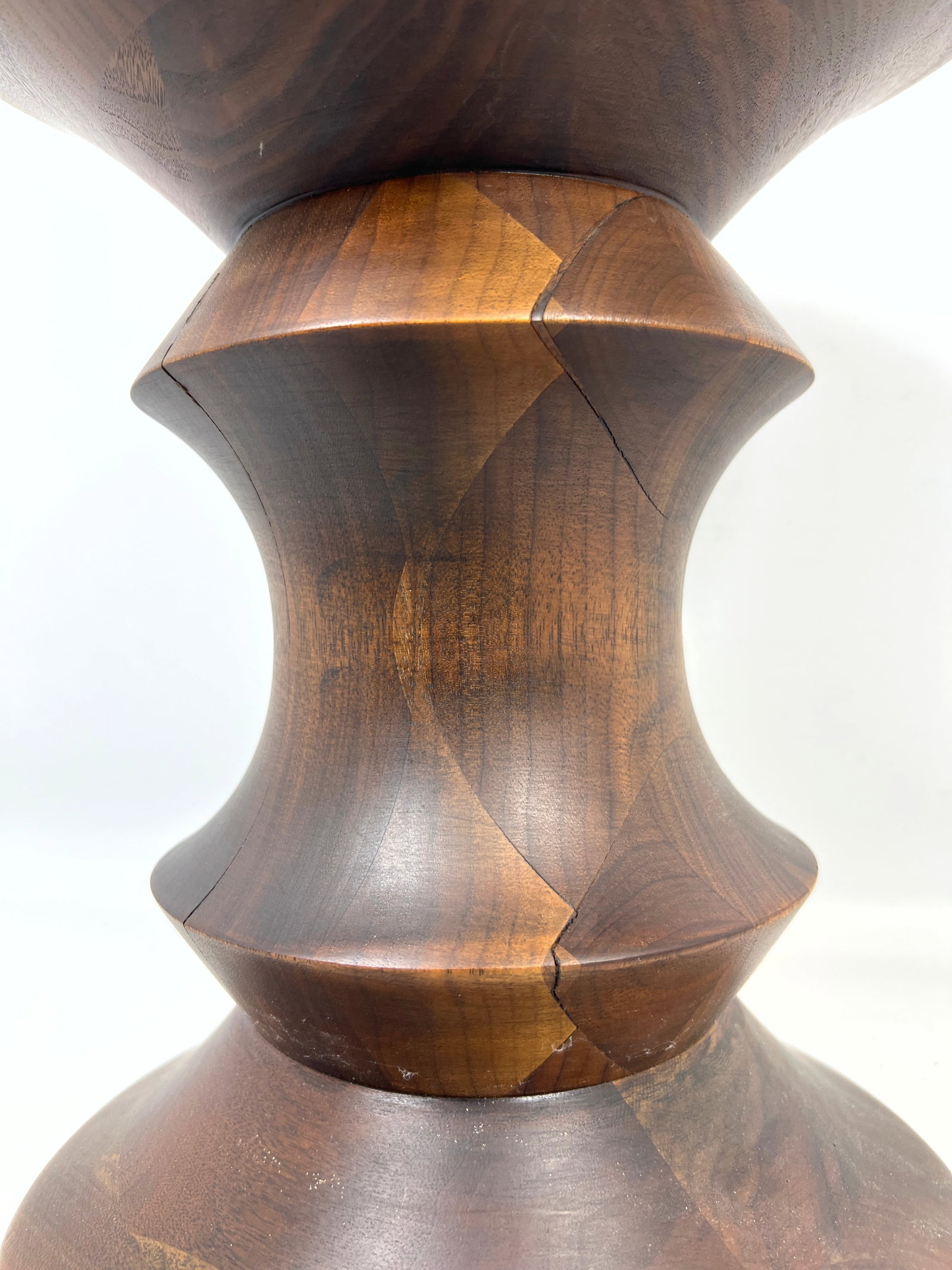 Ray and Charles Eames Time Life Stool. Solid walnut. - 8