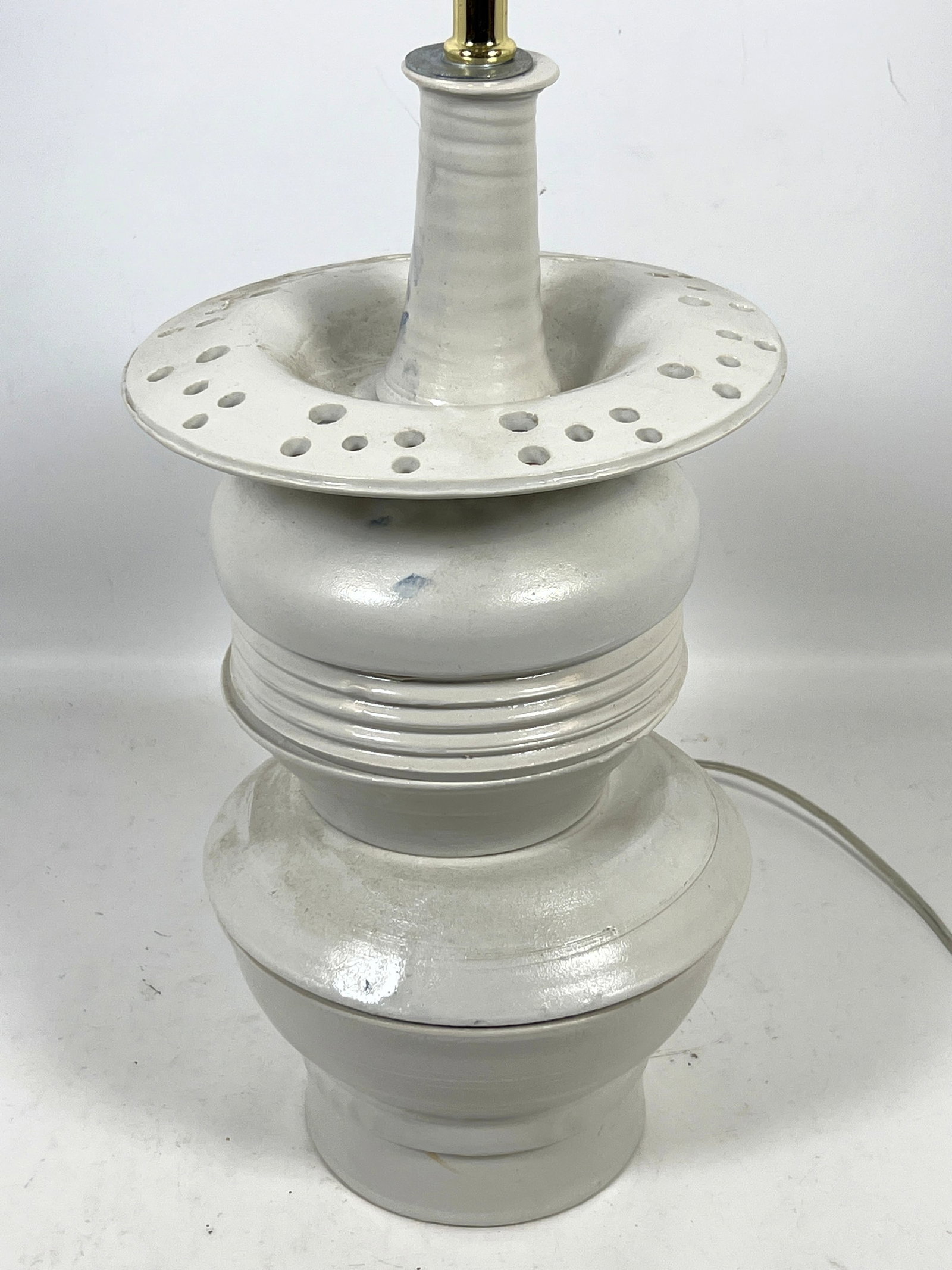 Artisan Ceramic Pottery Table Lamp. - 2