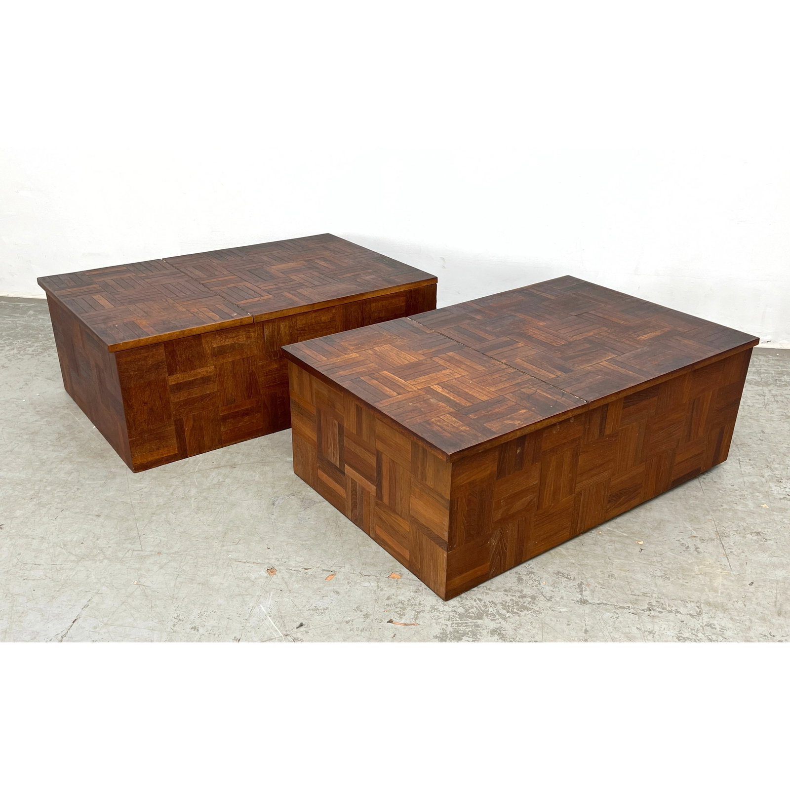 Pair Side Storage Chests in the Style of Lane Staccato. (1 of 13)