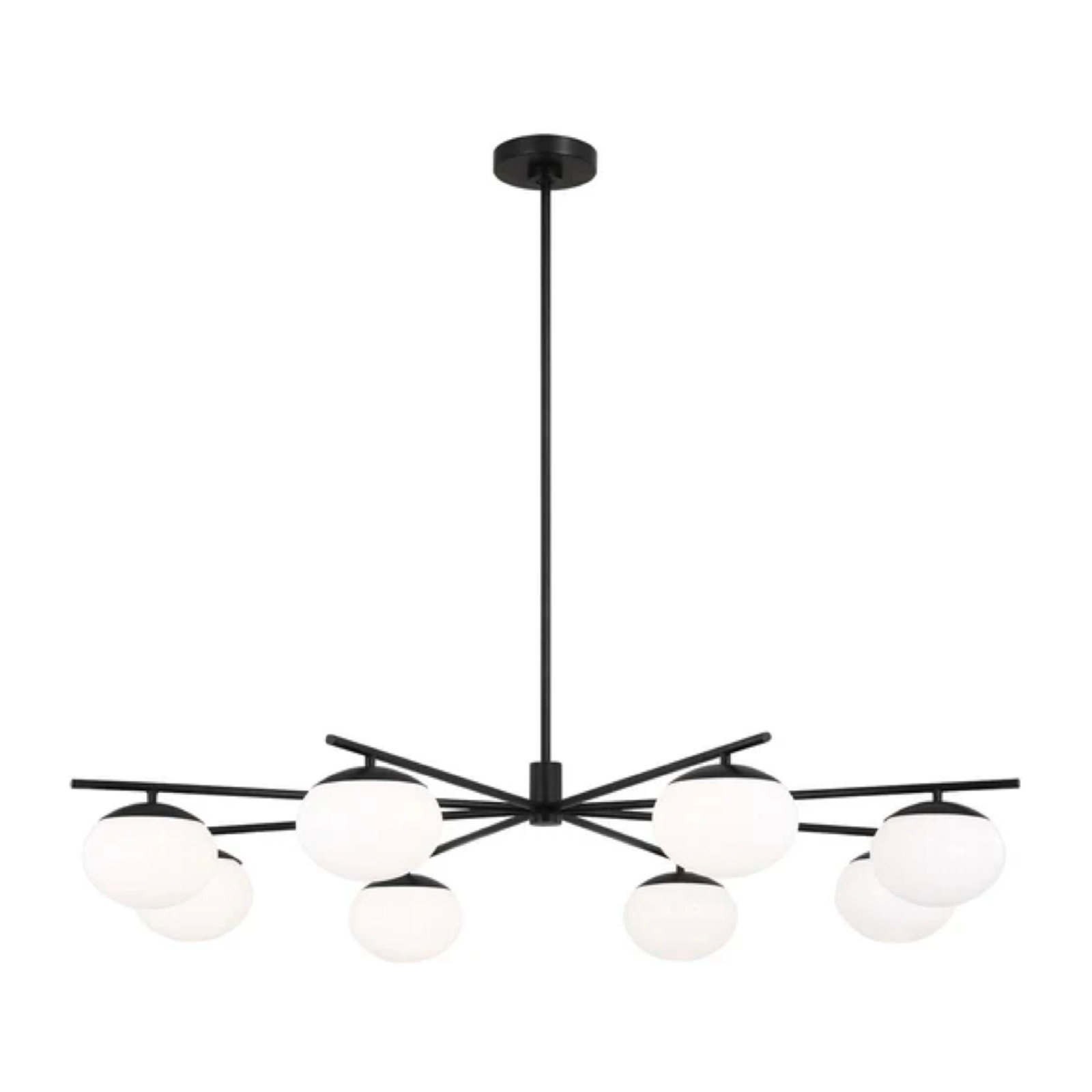 Visual Comfort Large Chandelier Light. Ellen DeGeneres collection. Lune XL Chandelier model. (1 of 11)