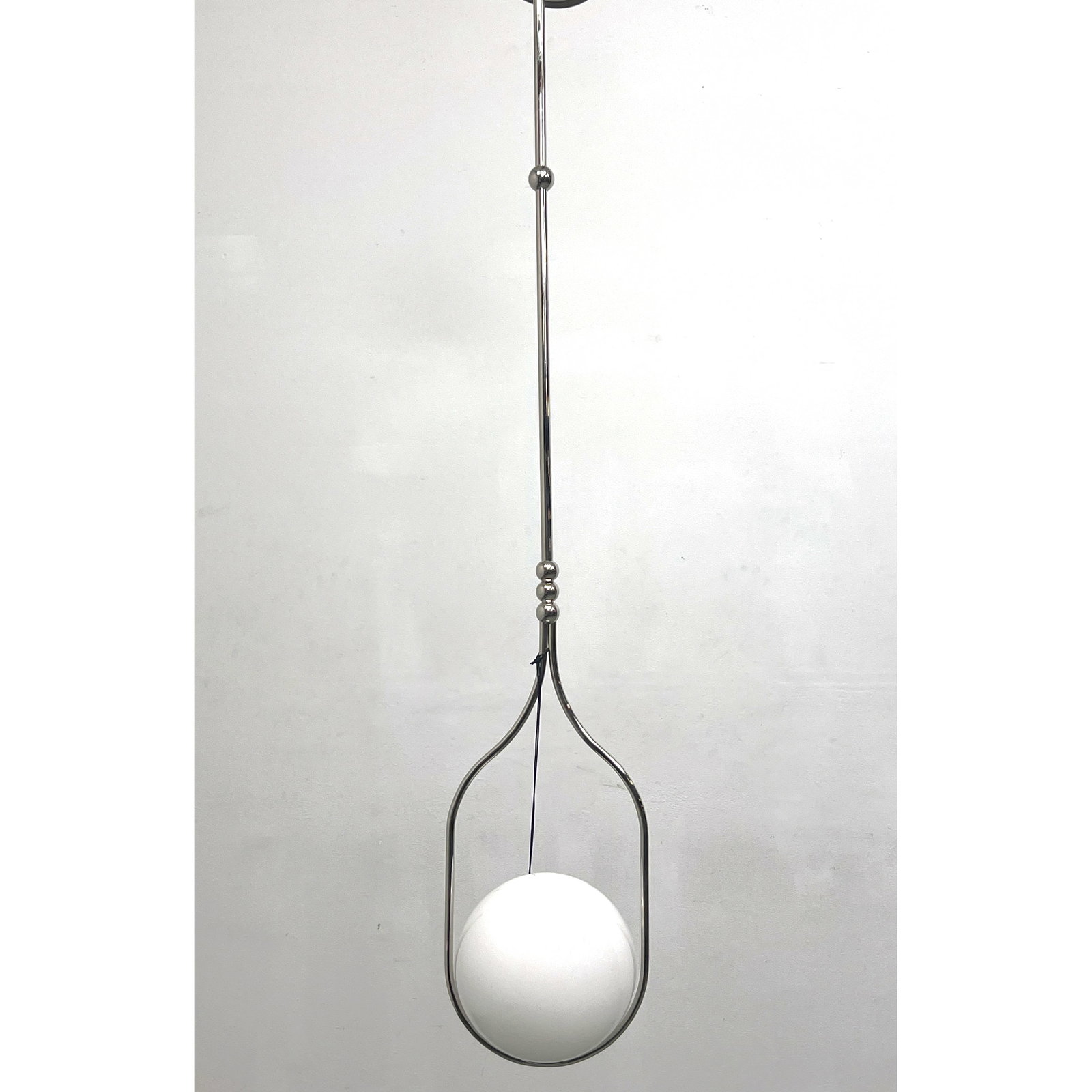 Windsor Smith for Visual Comfort and Co Jodo 9 inch LED pendant light fixture, model number WS 5020P: Windsor Smith for Visual Comfort and Co Jodo 9 inch LED pendant light fixture, model number WS 5020PN-WG Dimensions: Height: 49 inches, Width: 9 inches, Depth: 7 inches. ---