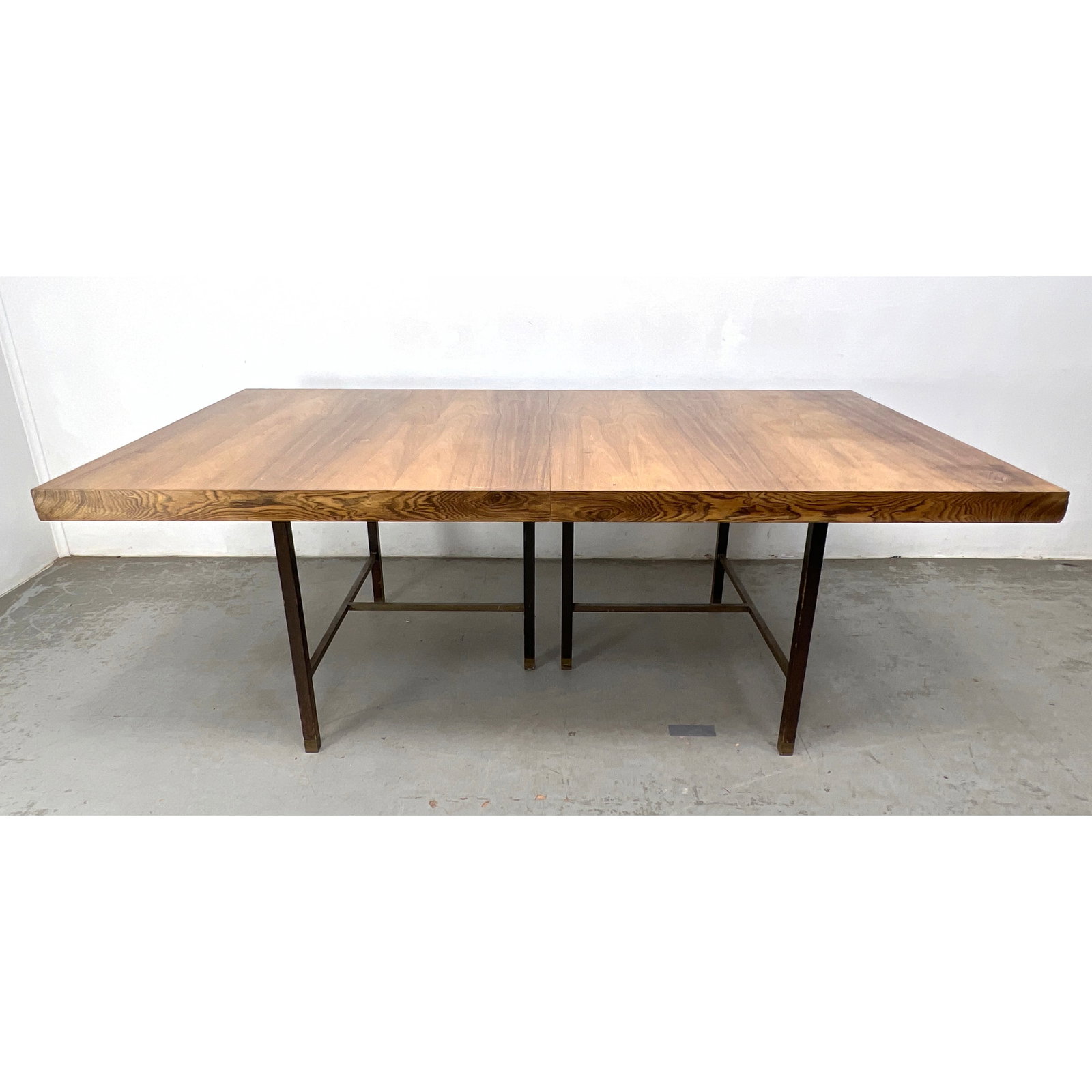 Harvey Probber Model 819R extension dining table, 1960's Brazilian Rosewood top and Mahogany legs, B (1 of 11)