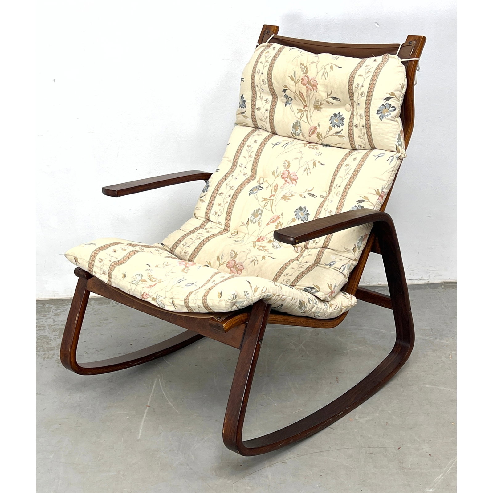 Ingmar Relling for Westnofa of Norway Bentwood Rocking Chair.: Ingmar Relling for Westnofa of Norway Bentwood Rocking Chair. Dimensions: Height: 38 inches, Width: 27.5 inches, Depth: 34 inches. - Seat Height: 17 inches ---