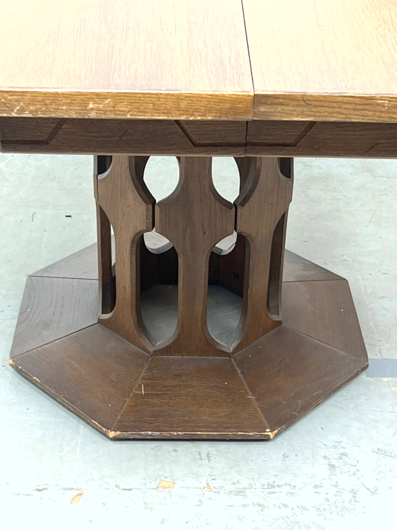 Harvey Probber Style Octagonal Extension Dining Table - 3