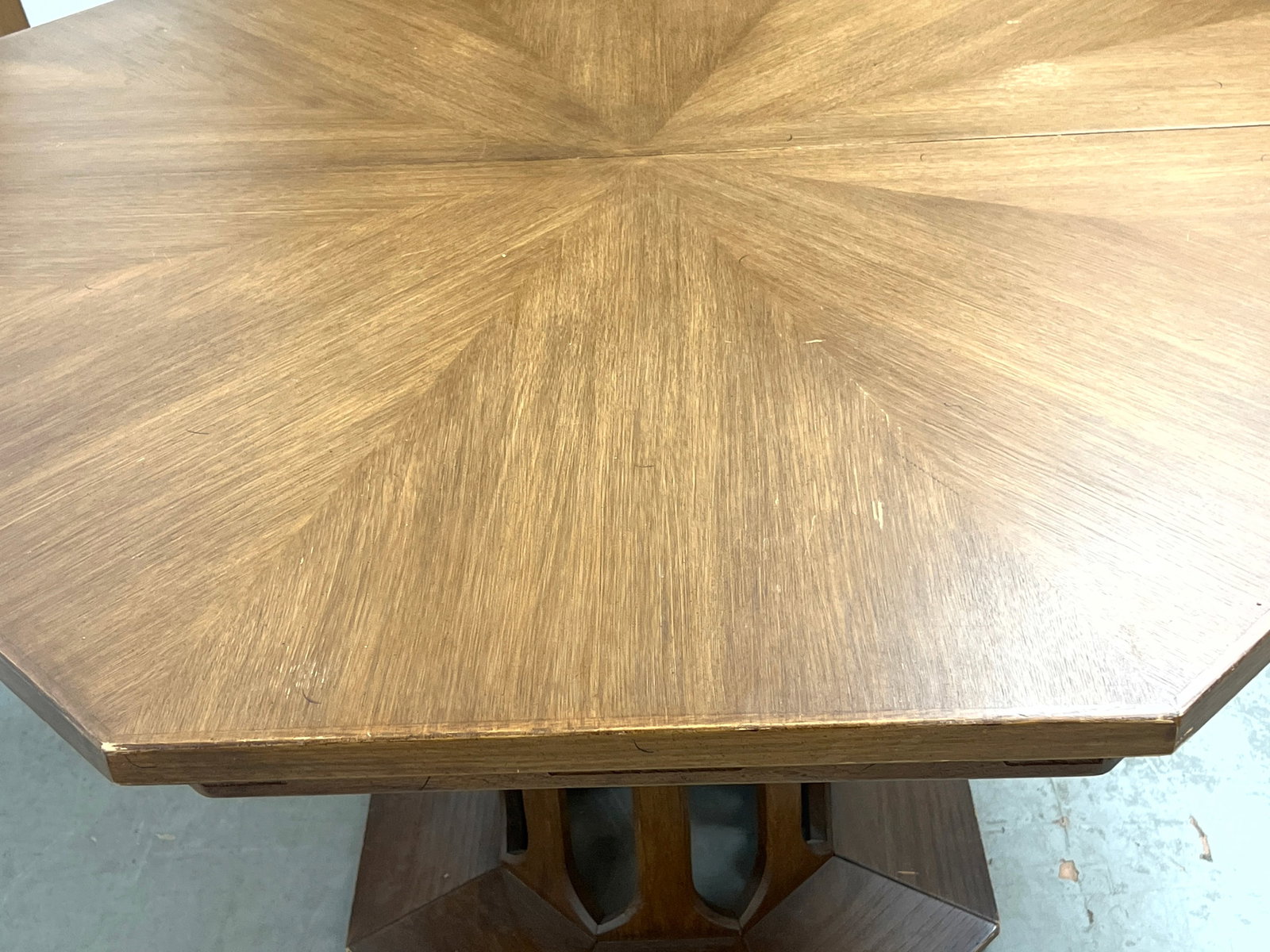 Harvey Probber Style Octagonal Extension Dining Table - 5