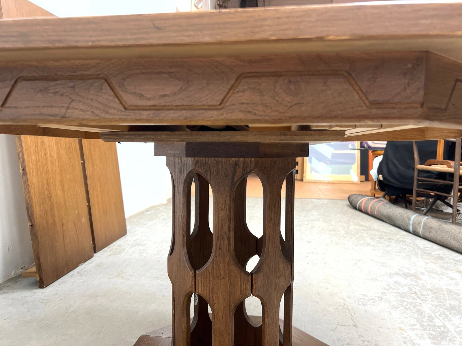 Harvey Probber Style Octagonal Extension Dining Table - 6