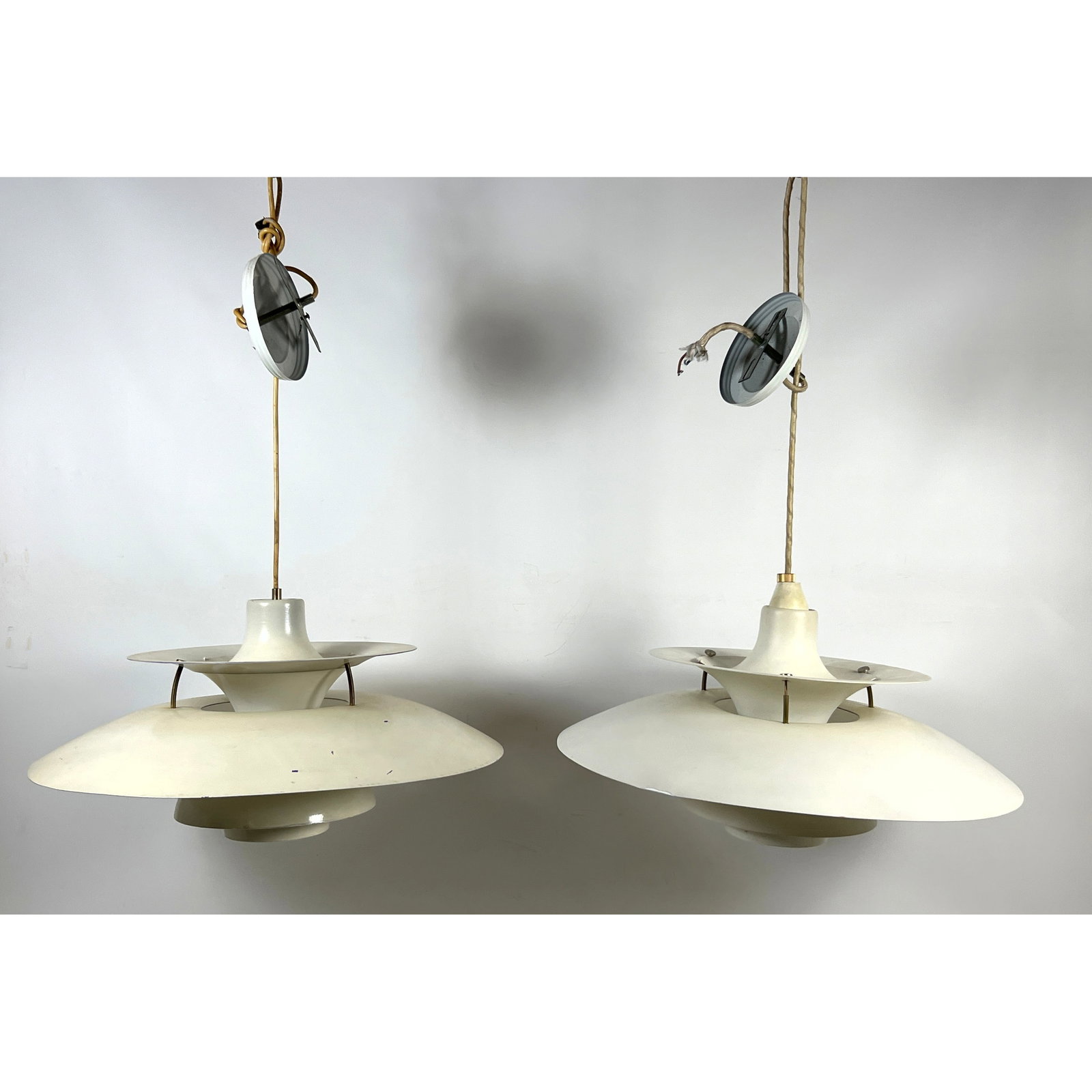 Pair Poulsen PH5 ceiling lamps. Poul Henningsen (1 of 16)