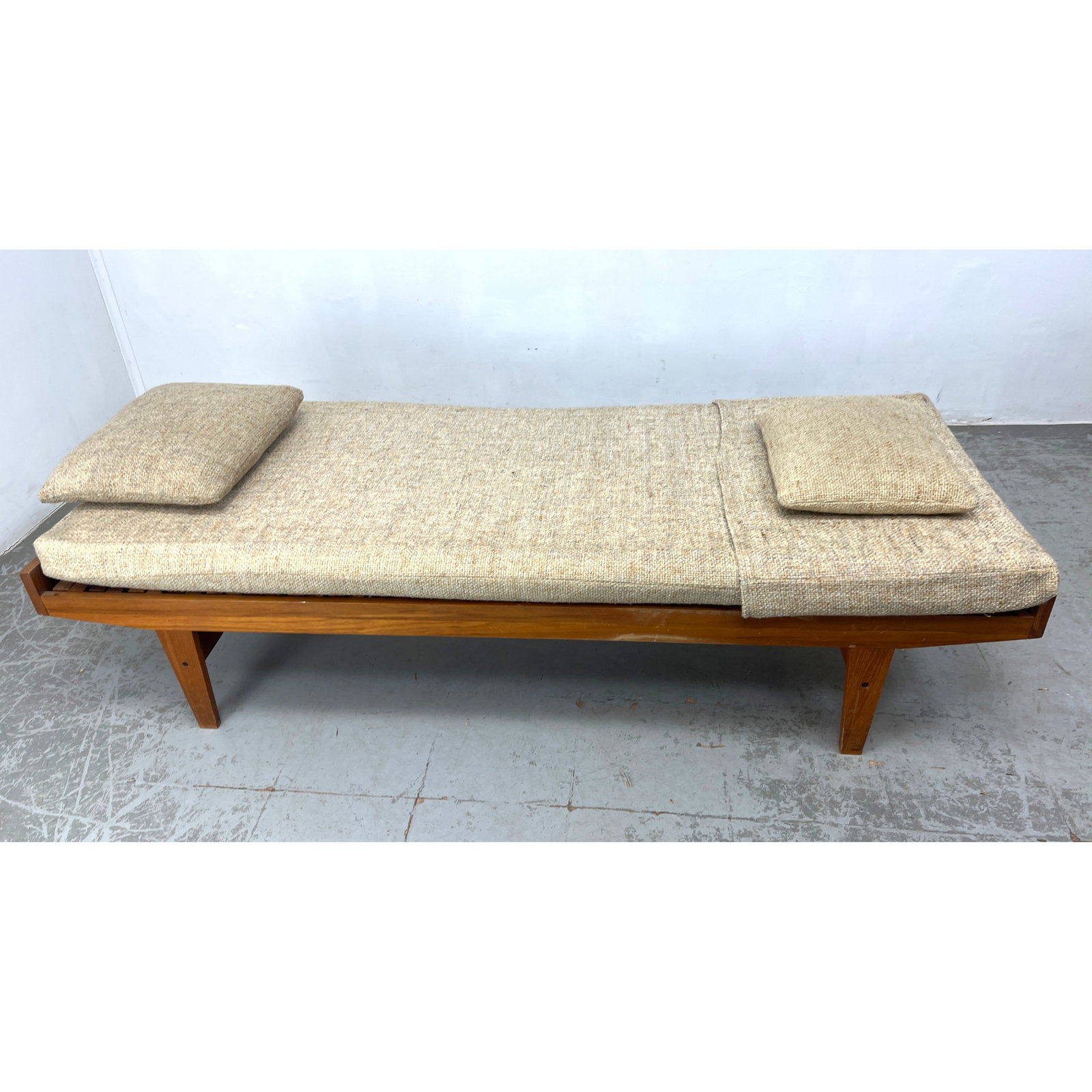 Poul Volther style Danish Modern Teak Daybed Bench. Open 54" (1 of 10)