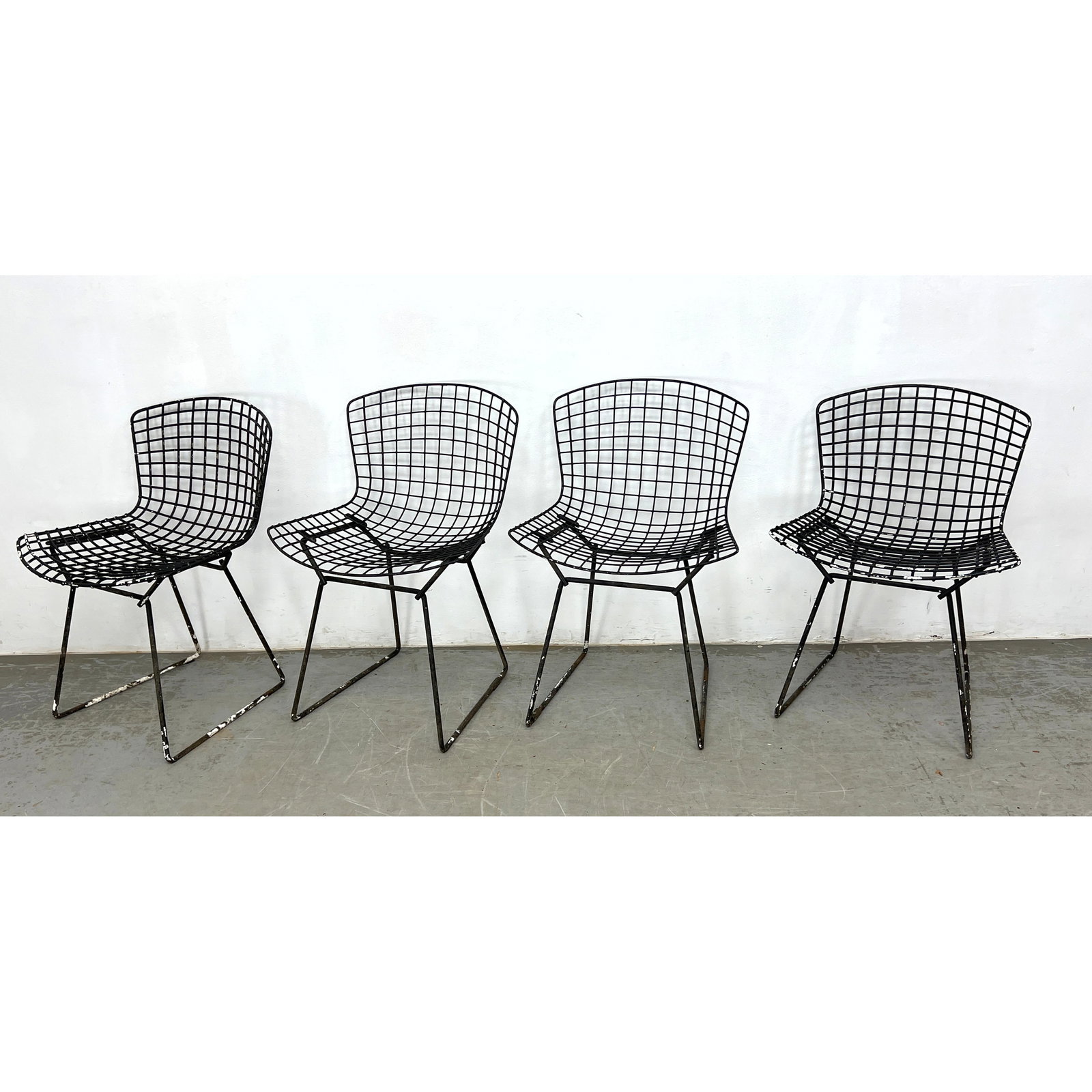 Set 4 Harry Bertoia Wire Side Chairs. (1 of 13)