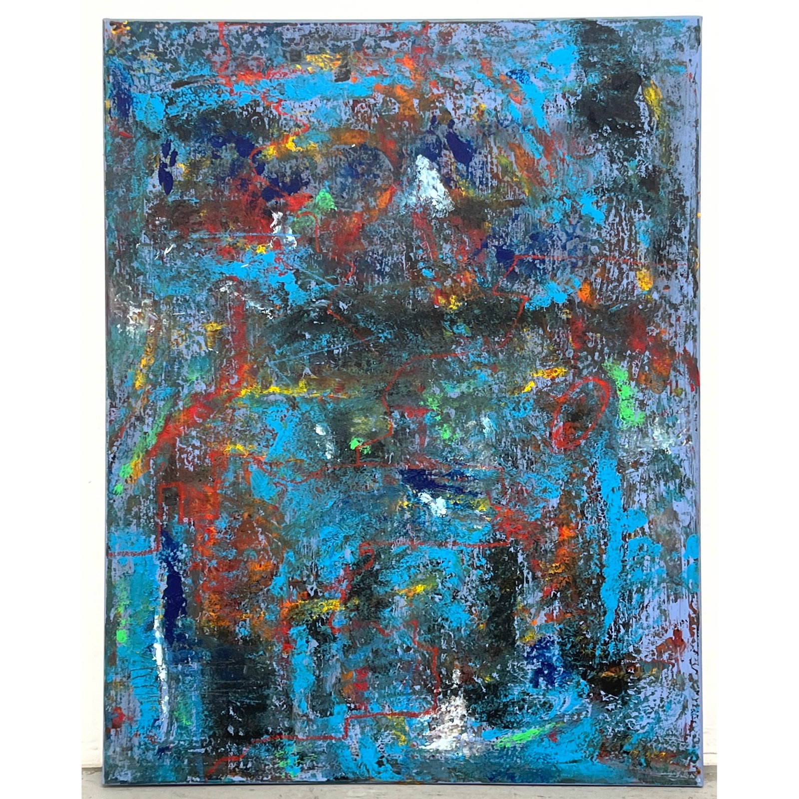 Dennis Sakelson. large-scale contemporary abstract expressionist painting. (1 of 9)