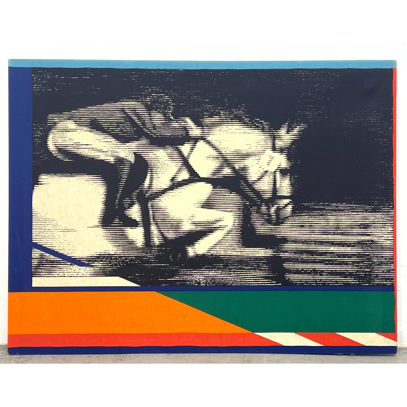 Klaus Heider Pansa Kollertion Screen Print. Olympia.: Klaus Heider Pansa Kollertion Screen Print. Olympia. Dimensions: Height: 34 inches, Width: 46 inches. ---