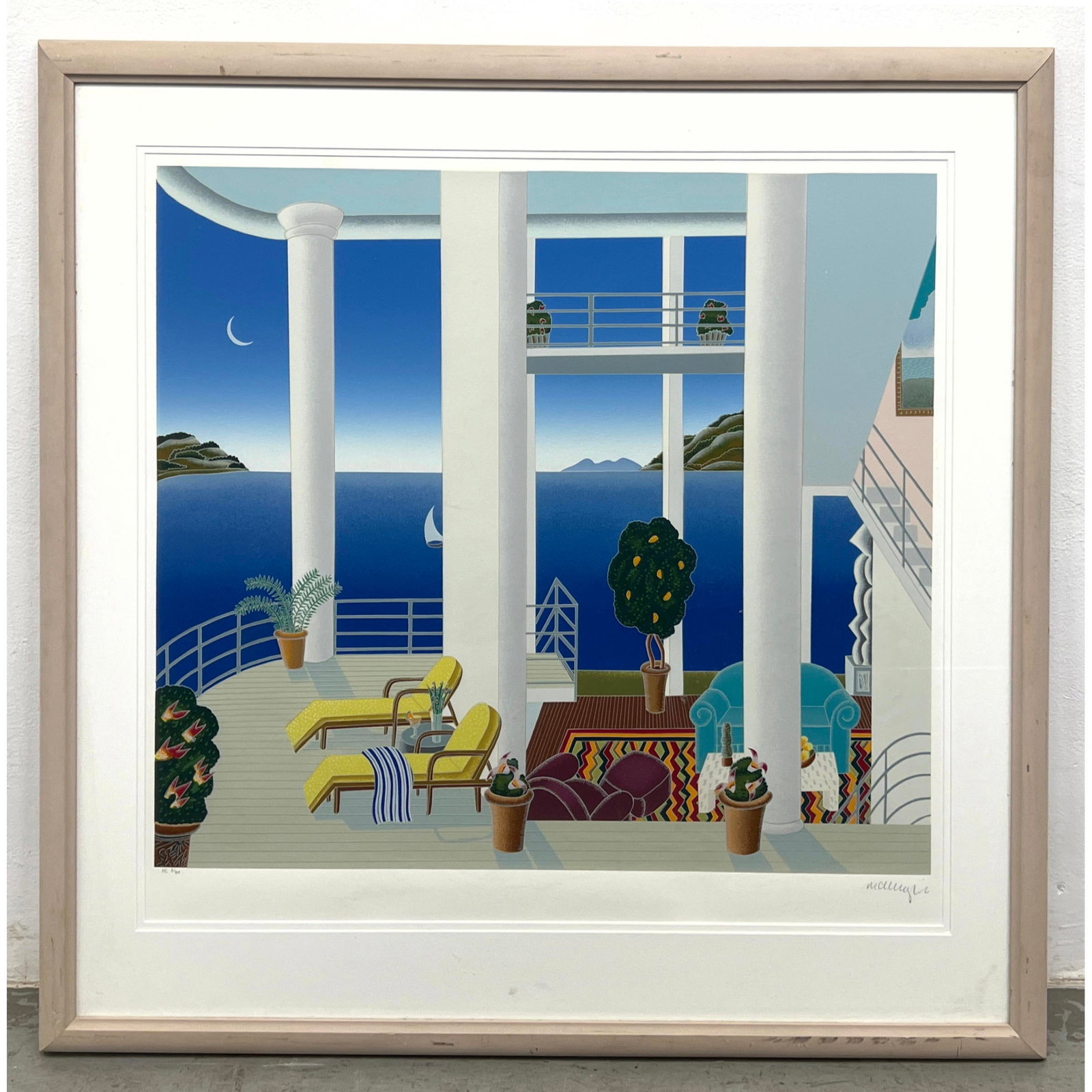 Thomas McKnight Catalina print. Signed and numbered. (1 of 10)