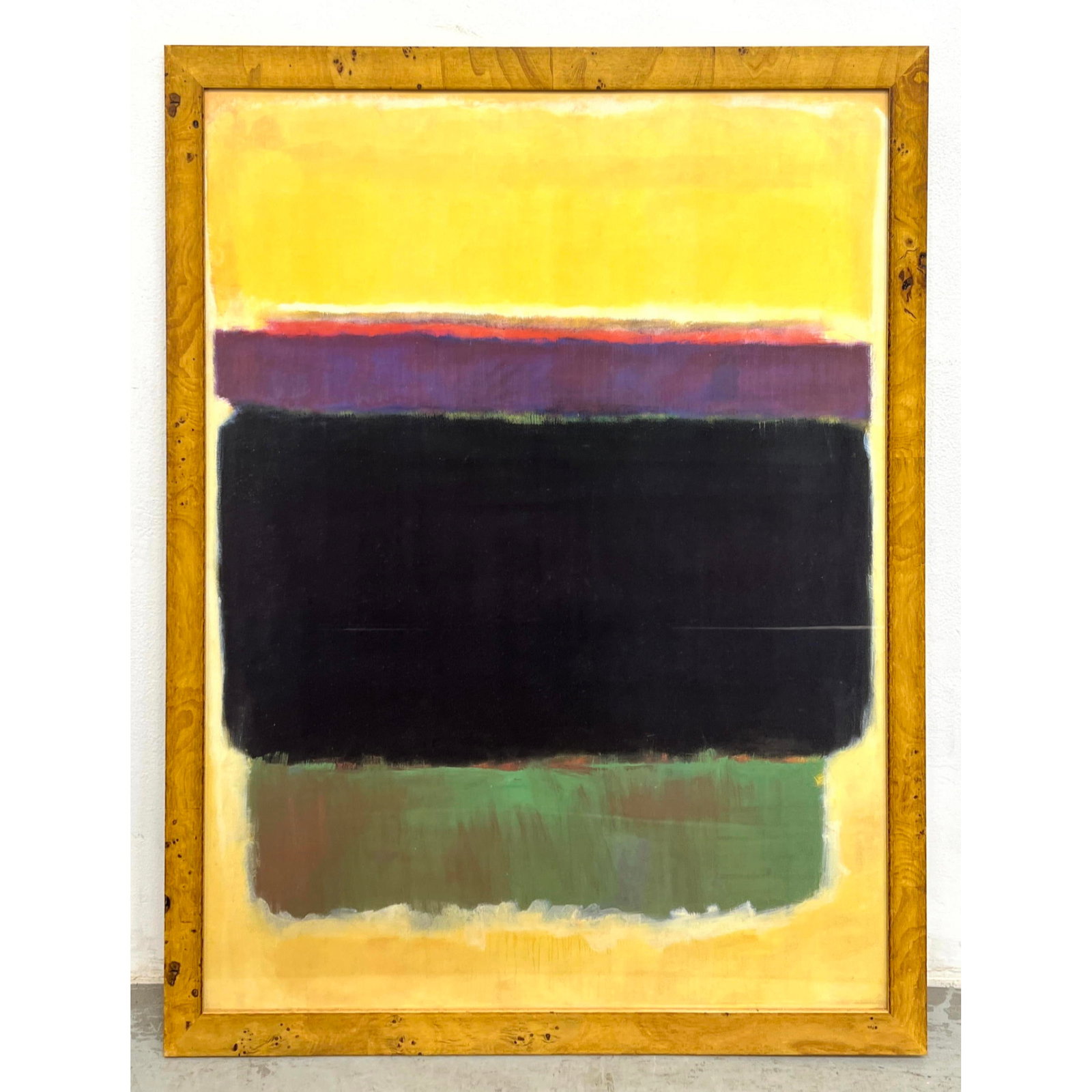 Mark Rothko Lithograph Print. Unmarked.: Mark Rothko Lithograph Print. Unmarked. Dimensions: Height: 40 inches, Width: 33 inches. ---
