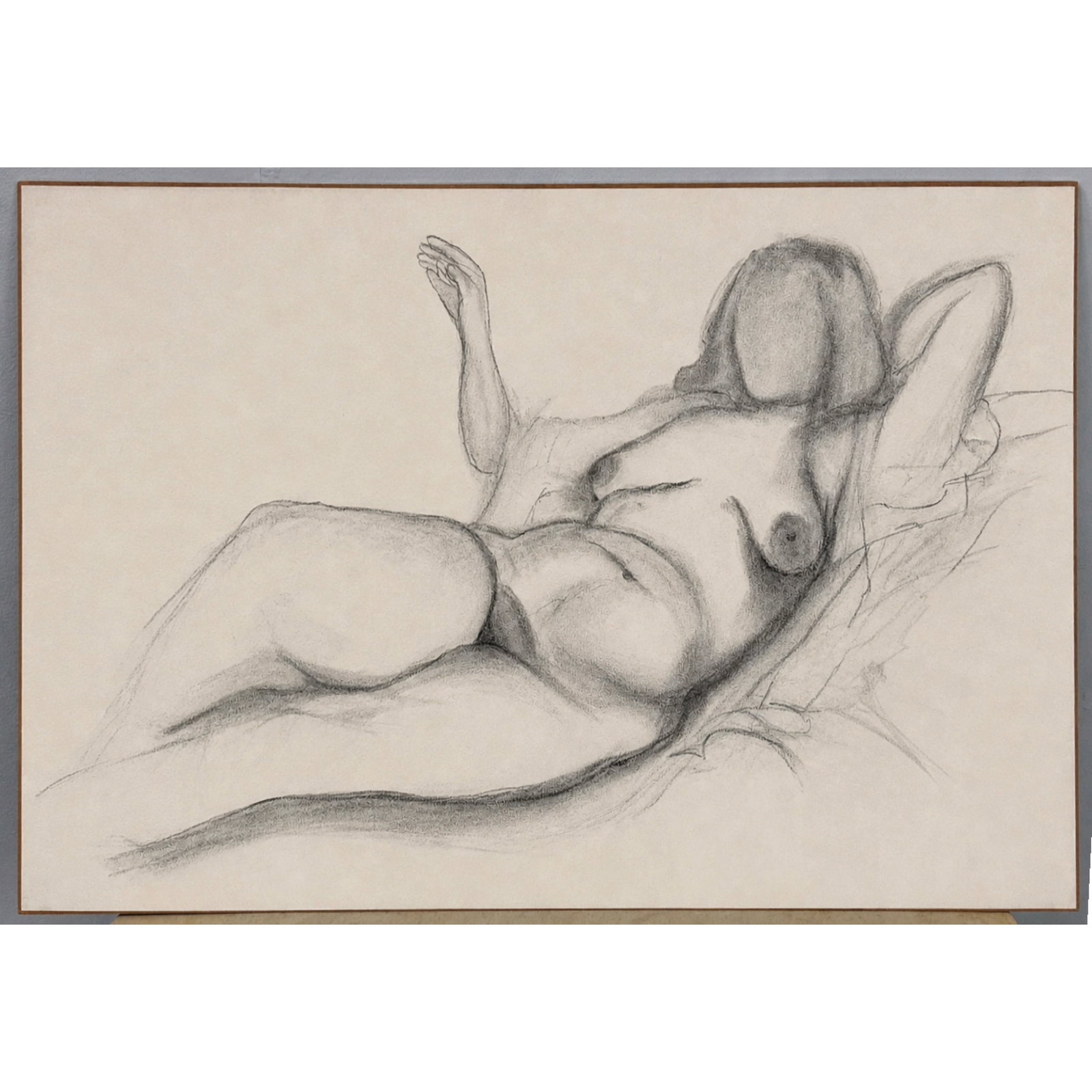 Norman Rubington Nude Study Drawing. unsigned. (1 of 6)