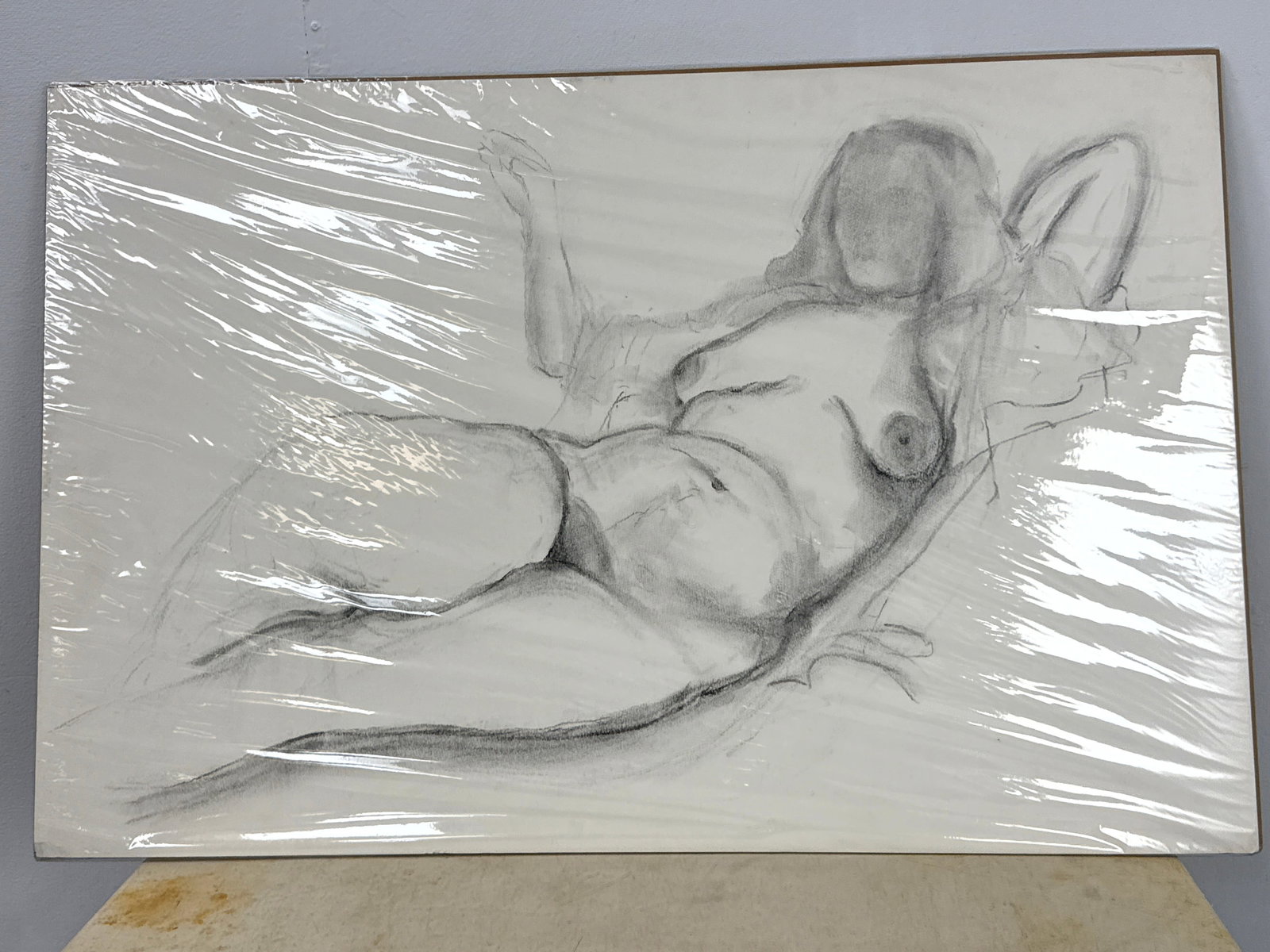 Norman Rubington Nude Study Drawing. unsigned. - 6