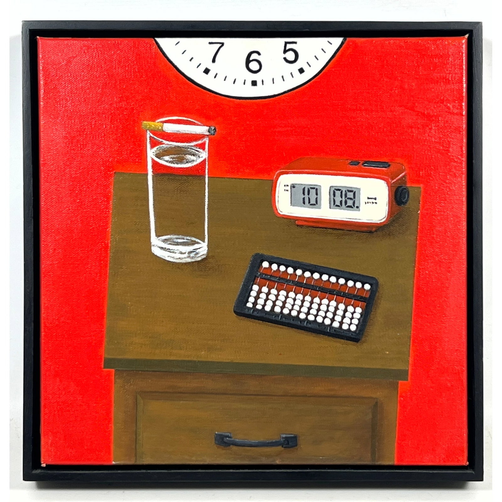 Small Gabe Langholtz Acrylic still Life Painting. Keeping Time (1 of 9)